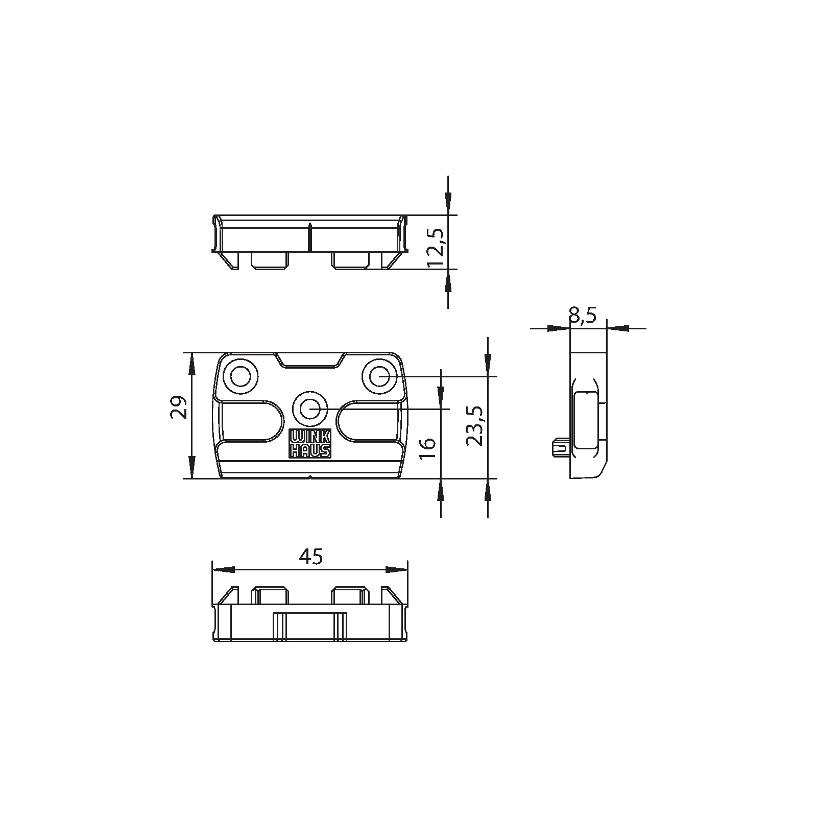Winkhaus Schließblech SBS.K.360.P5