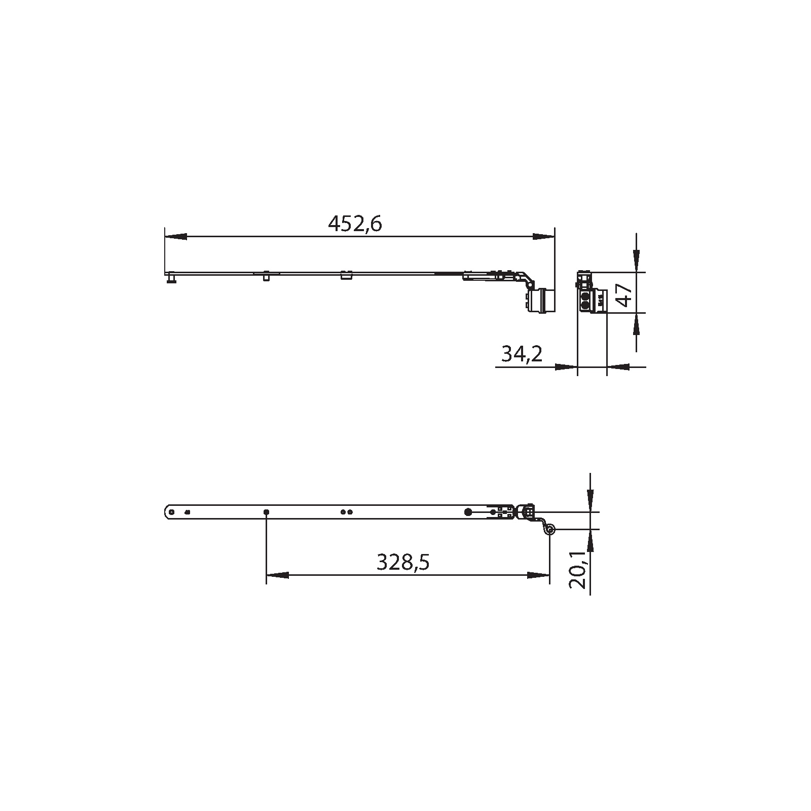 Winkhaus Schere SH2.T.A.18-9-12.RS