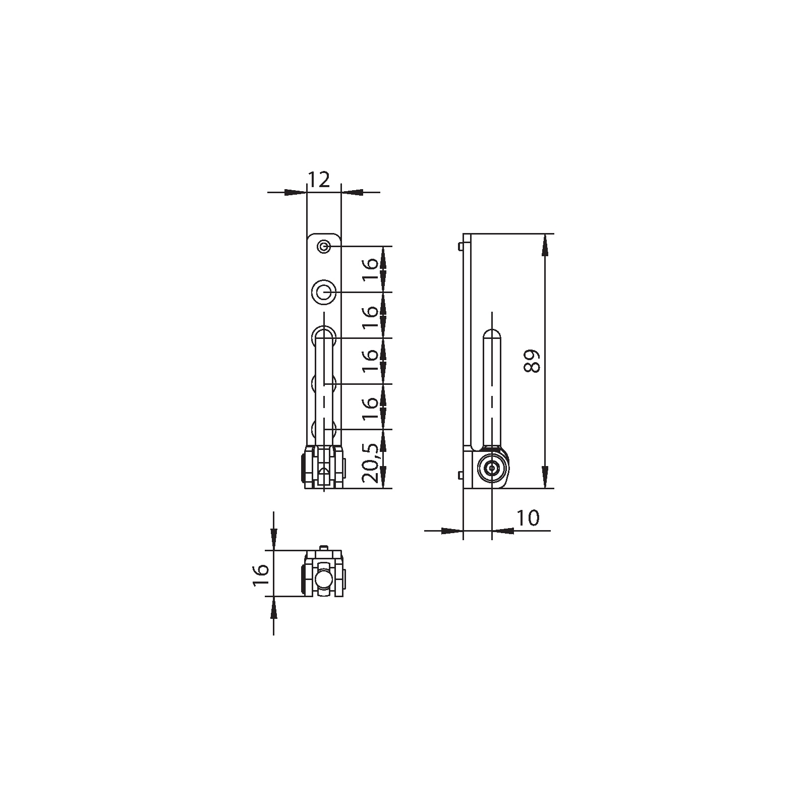 Winkhaus Ecklager EL.K.3-3-3.F9