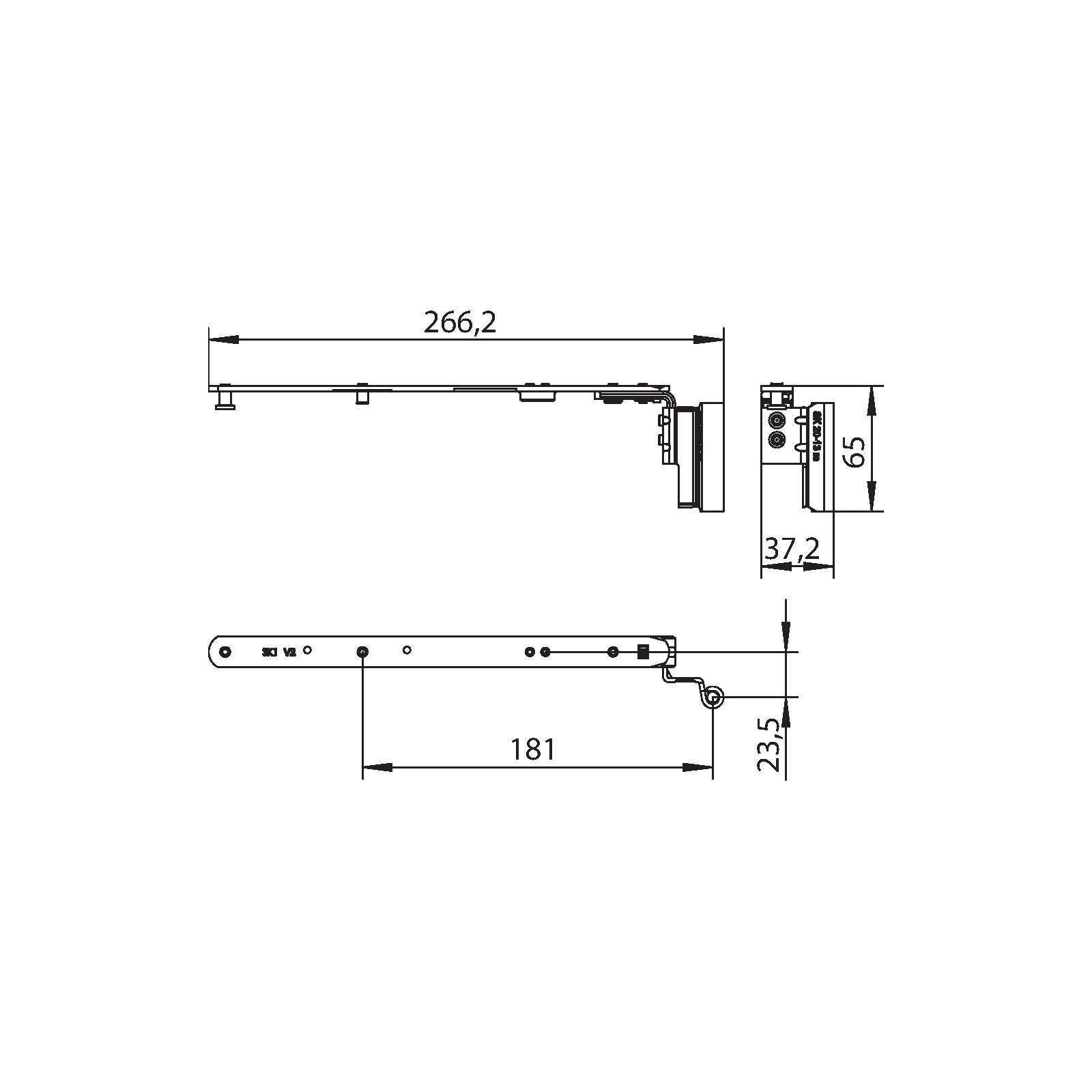 Winkhaus Schere SK1.20-13.RS.LK.GR