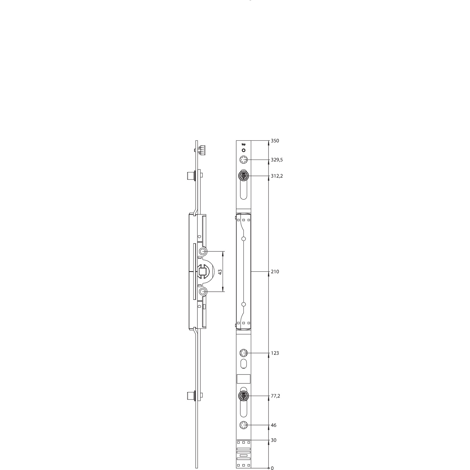 Winkhaus V.Getriebe GK.OF.350-2.D7,5
