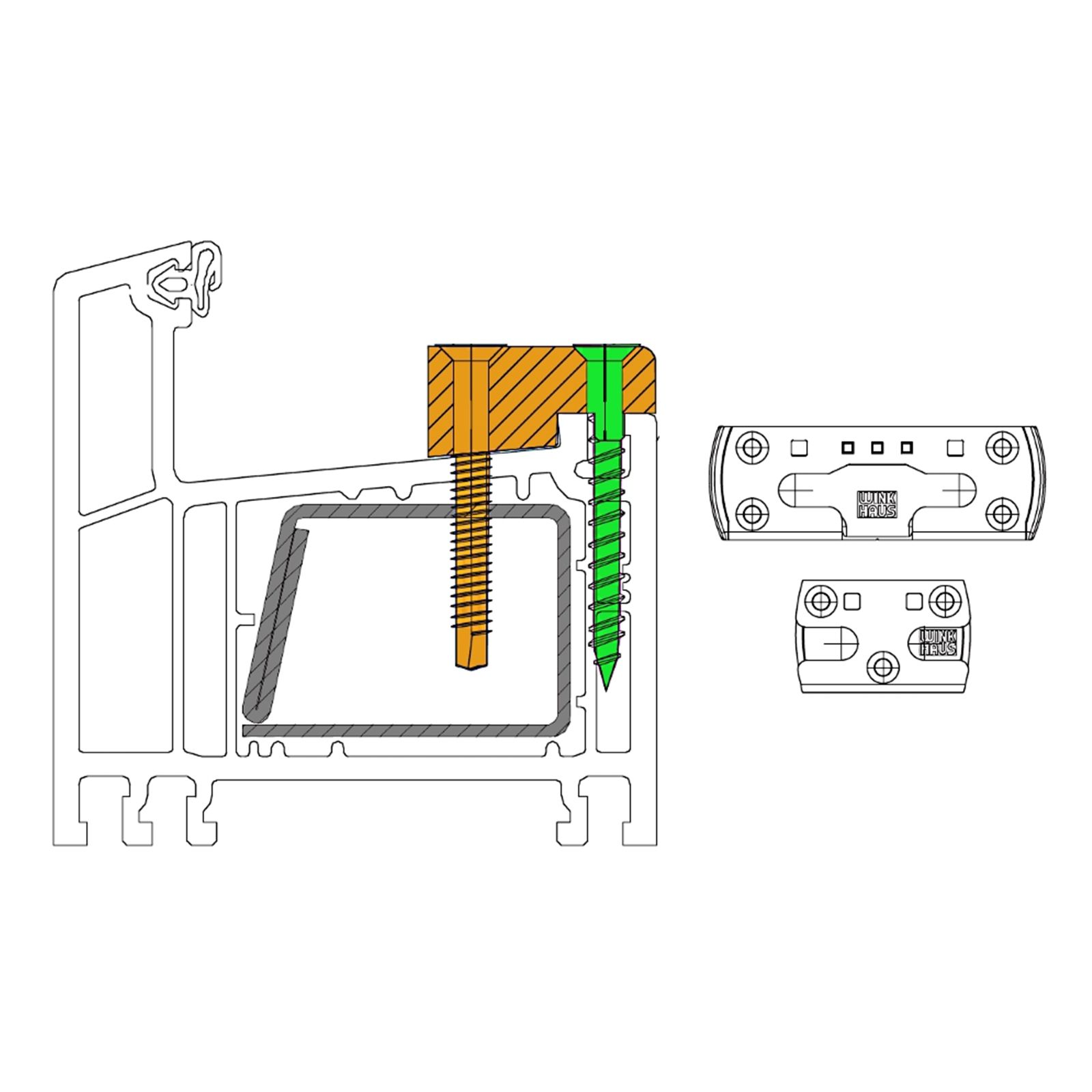 Würth Fensterbauschraube 4,1 x 35 mm Linsensenkkopf