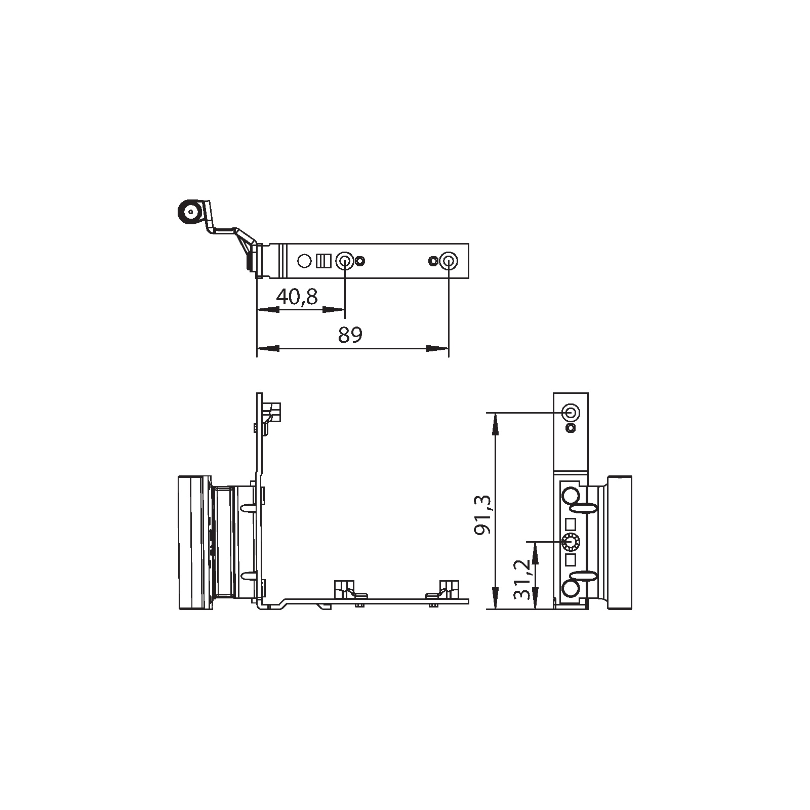 Winkhaus Flügellager FWV 20-13 LS SL/F9