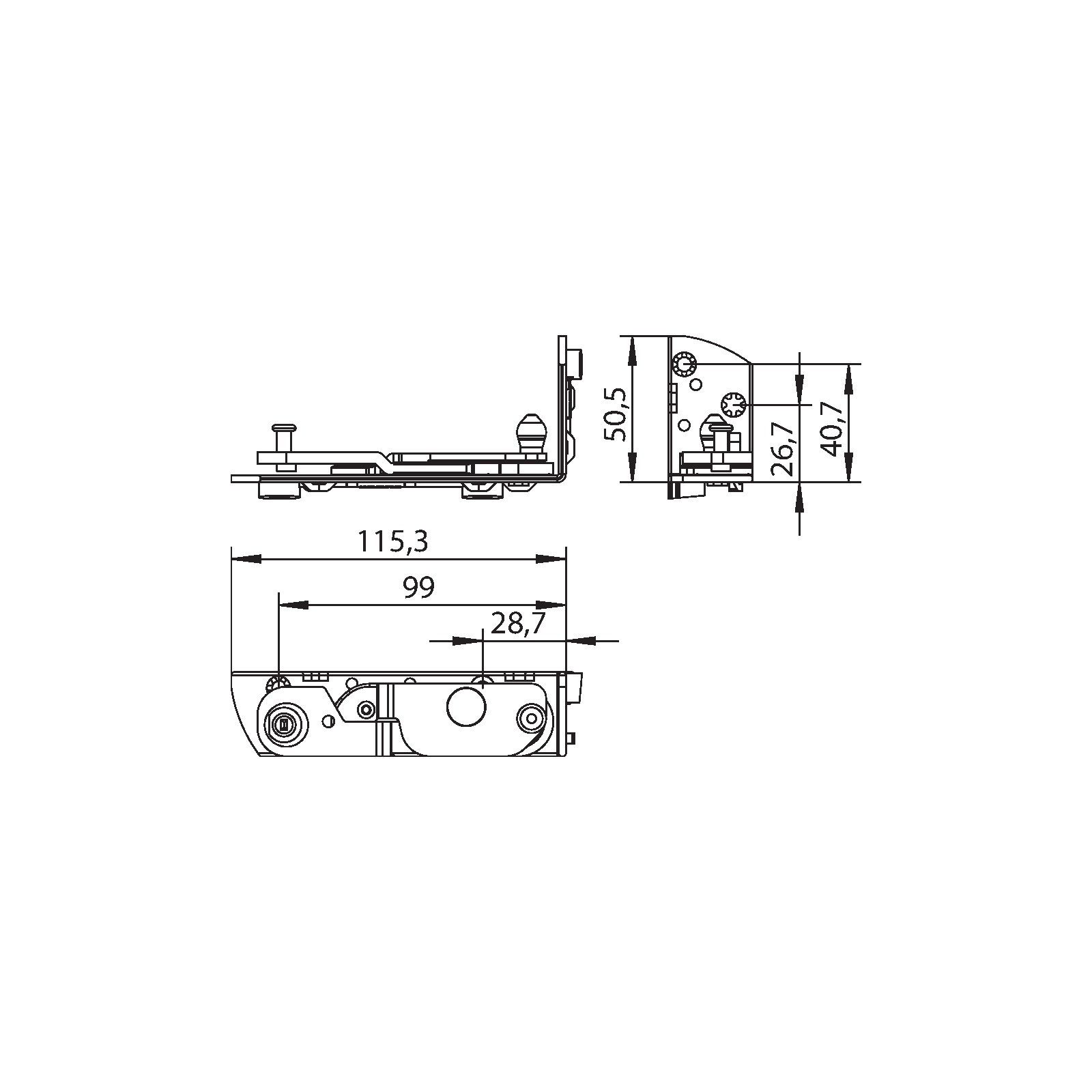 Winkhaus Ecklager EL.K.SE.144.RS