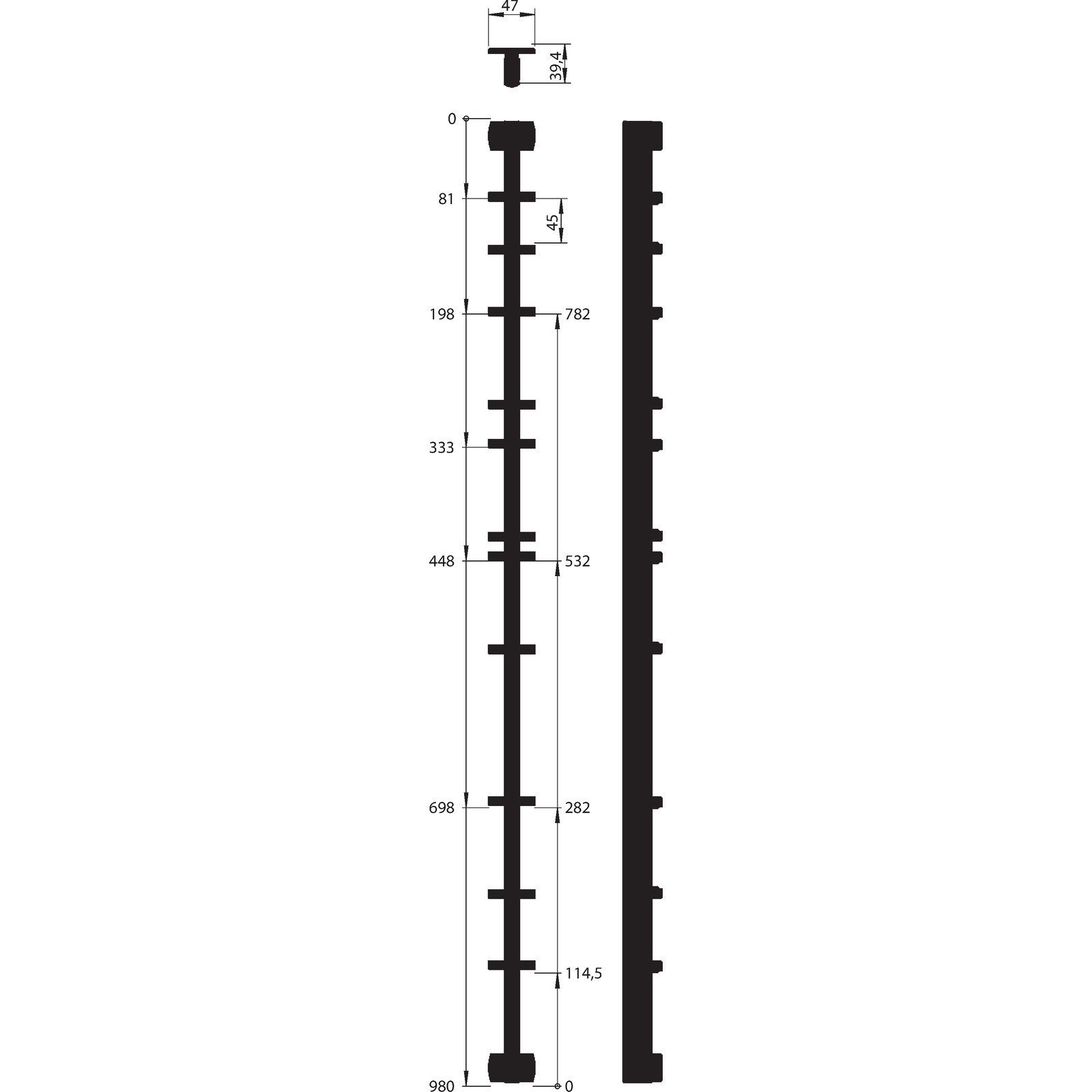 Winkhaus Lehre LE.N.K.H.WK 1101-1550