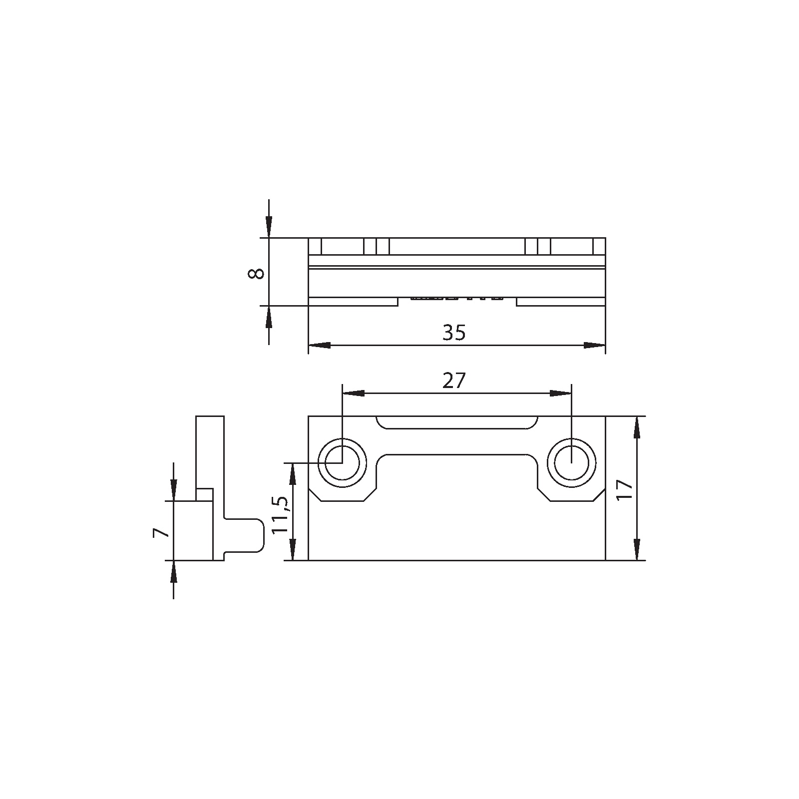 Winkhaus Formteil WSK116