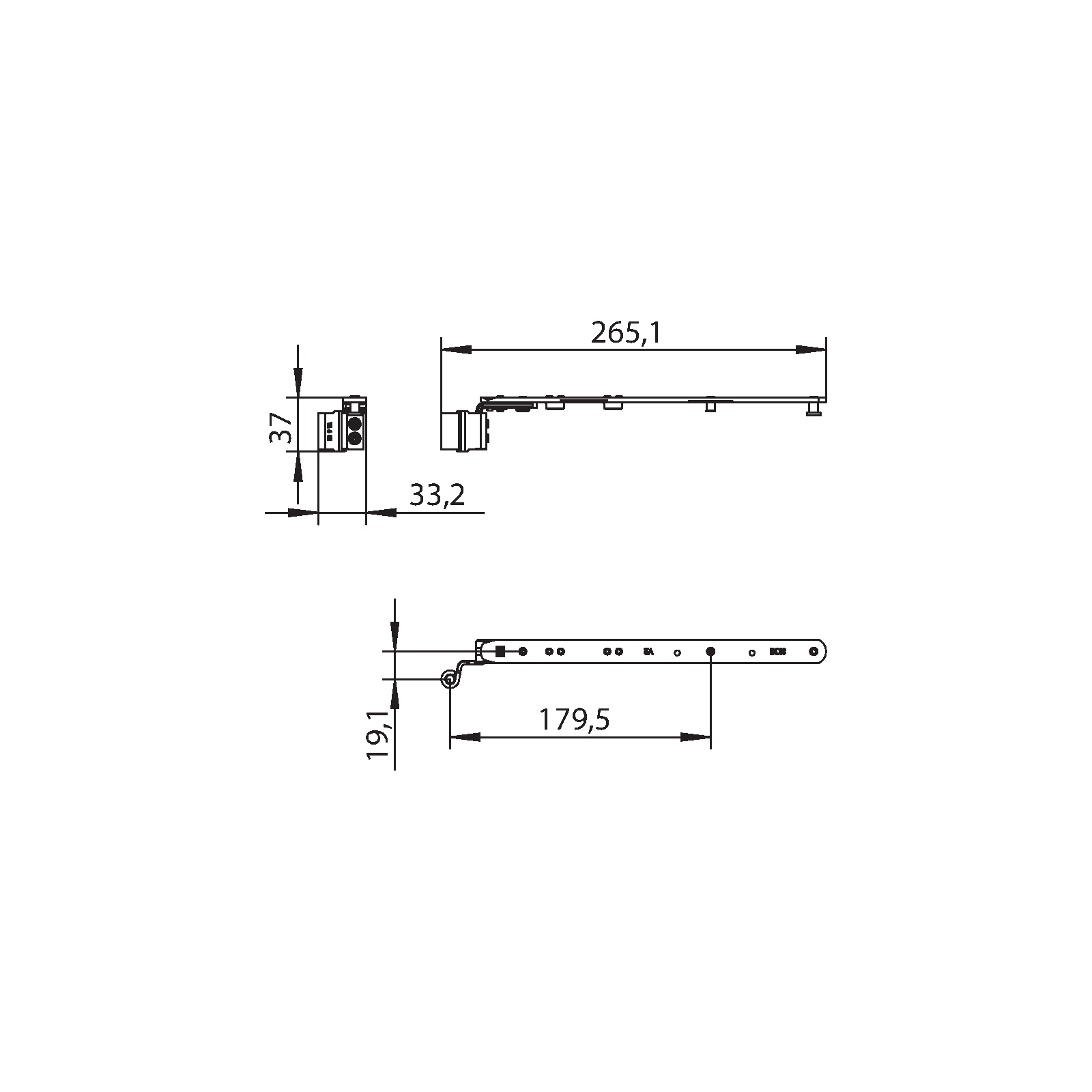 Winkhaus Schere SH1.T.E.18-9-12.LS