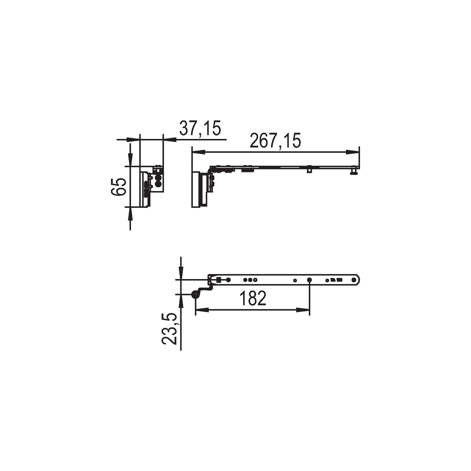 Winkhaus Schere SKK1.21-13.LS.F9
