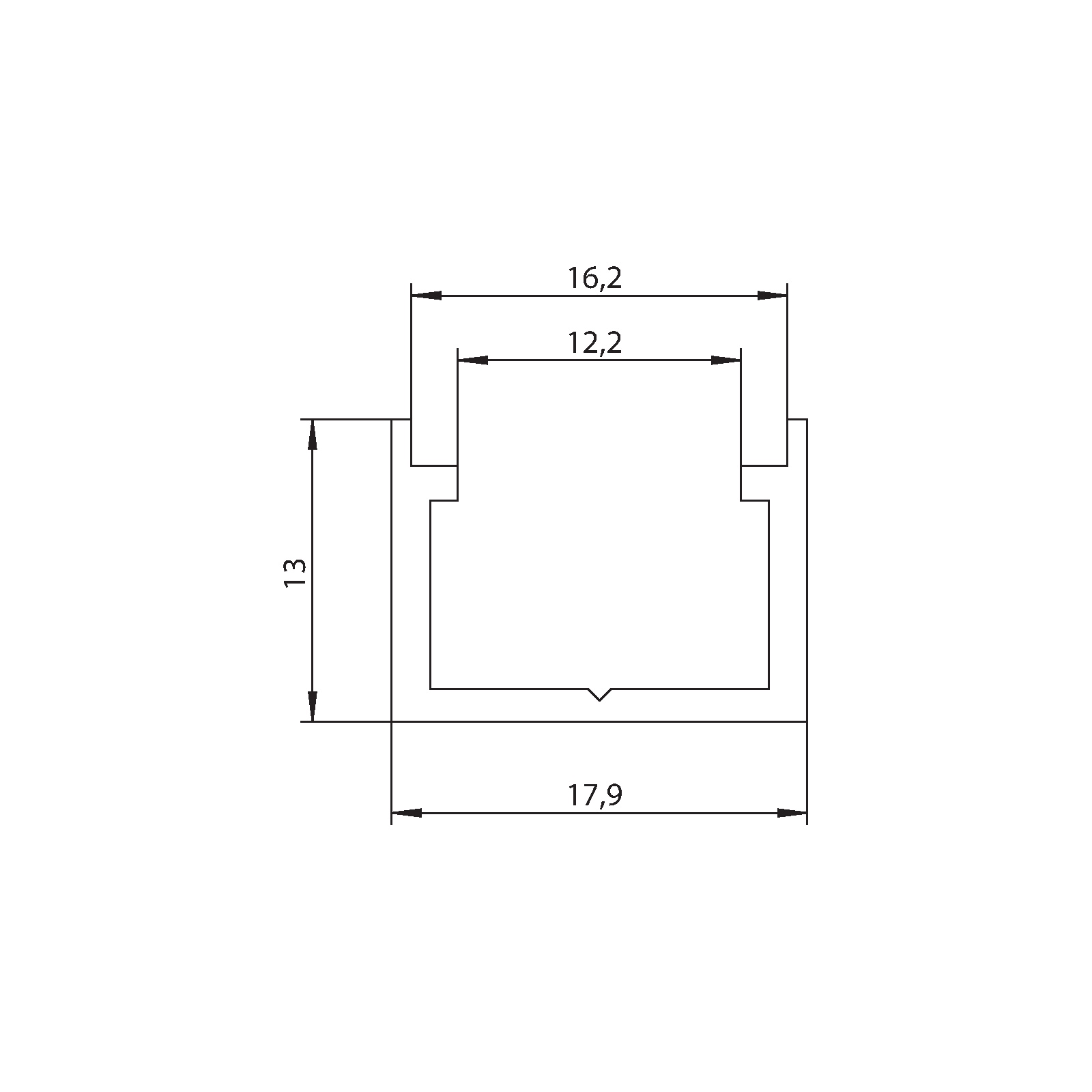 Winkhaus AL Profil 1500MM