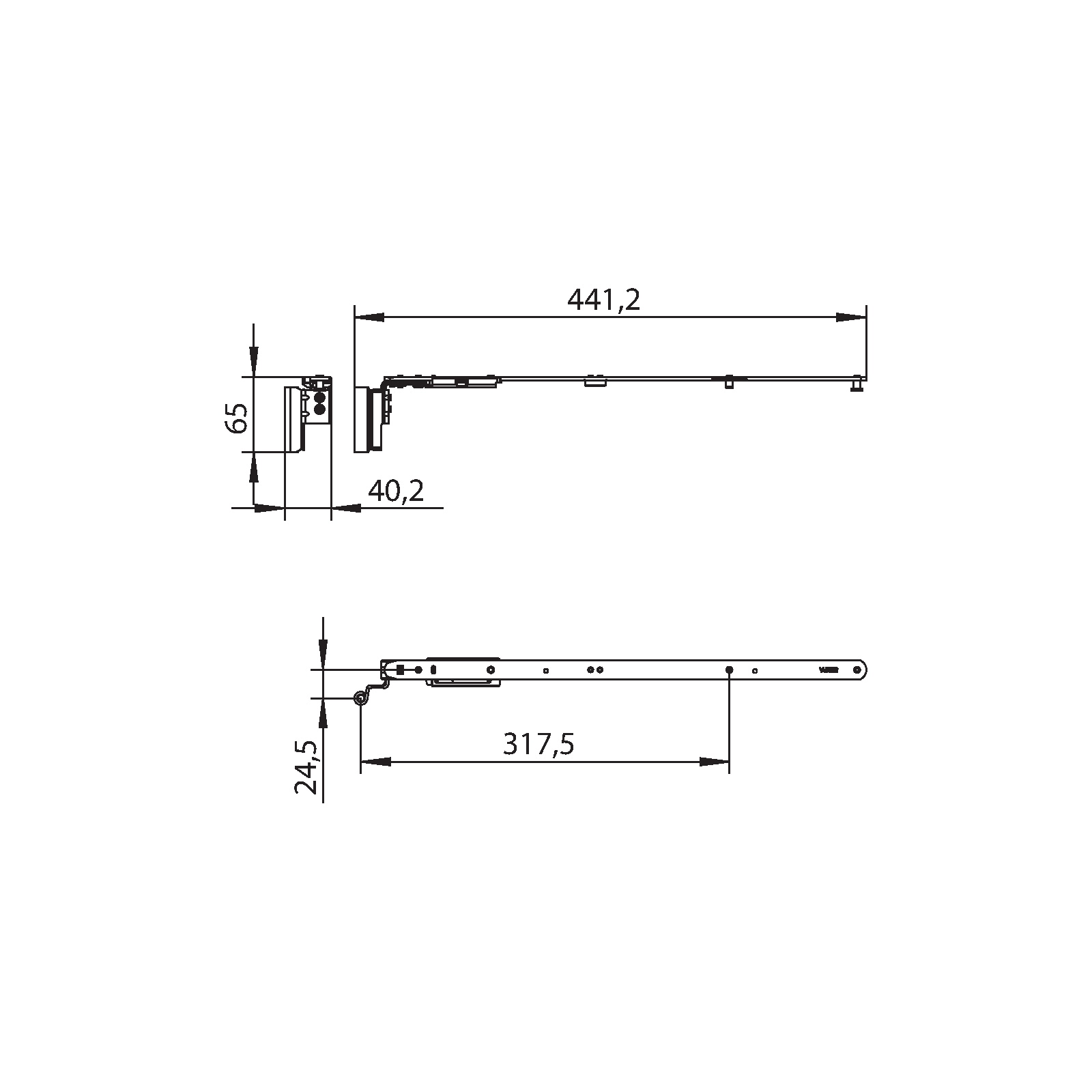 Winkhaus Schere SC2.PA.18-13.LS.F9