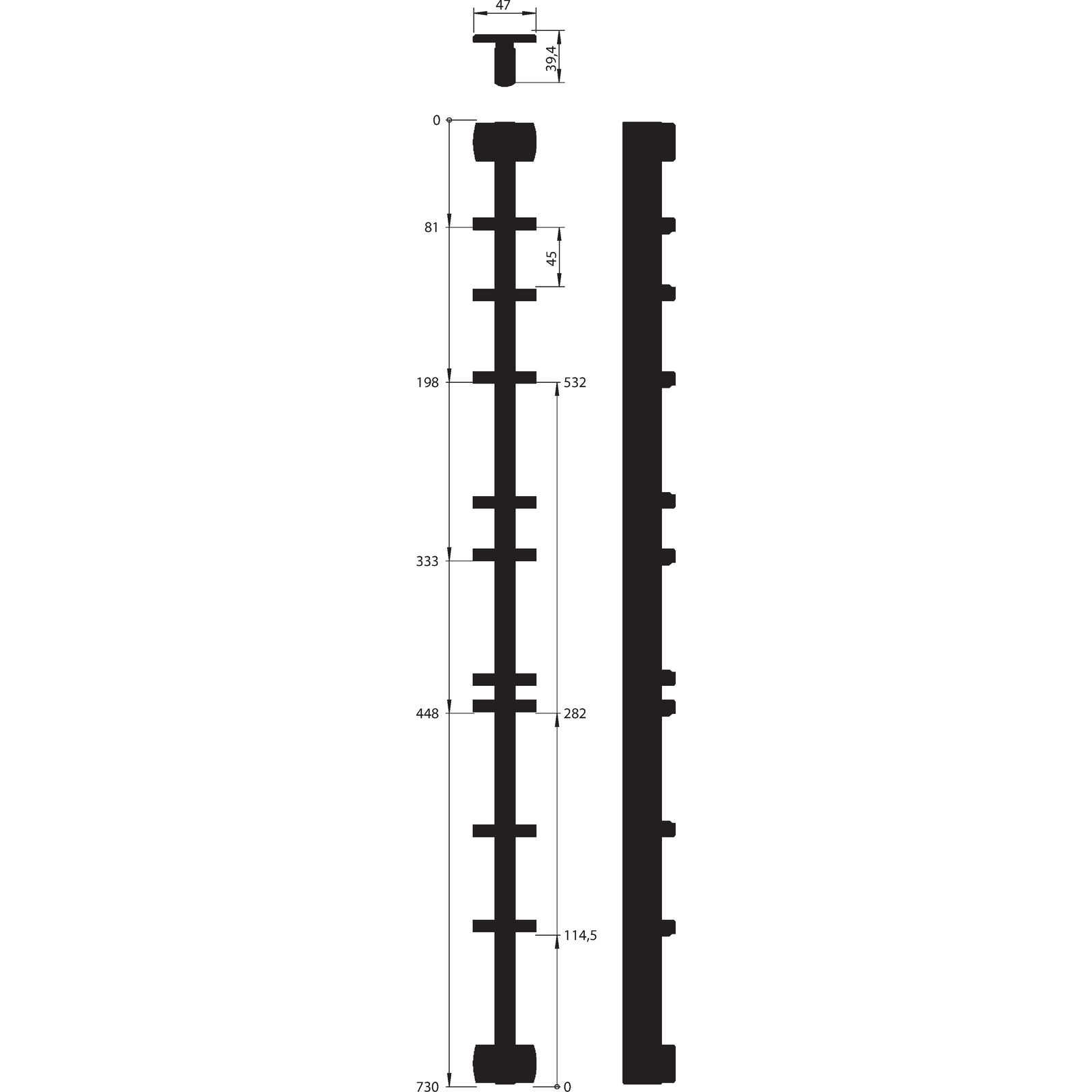 Winkhaus Lehre LE.N.K.H.WK 0710-1100