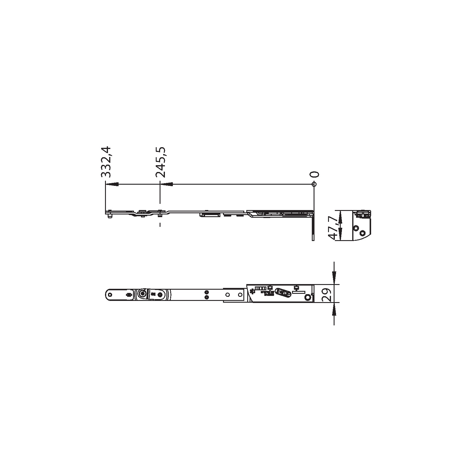 Winkhaus Schere SH.IF-N.29-13-12.RS