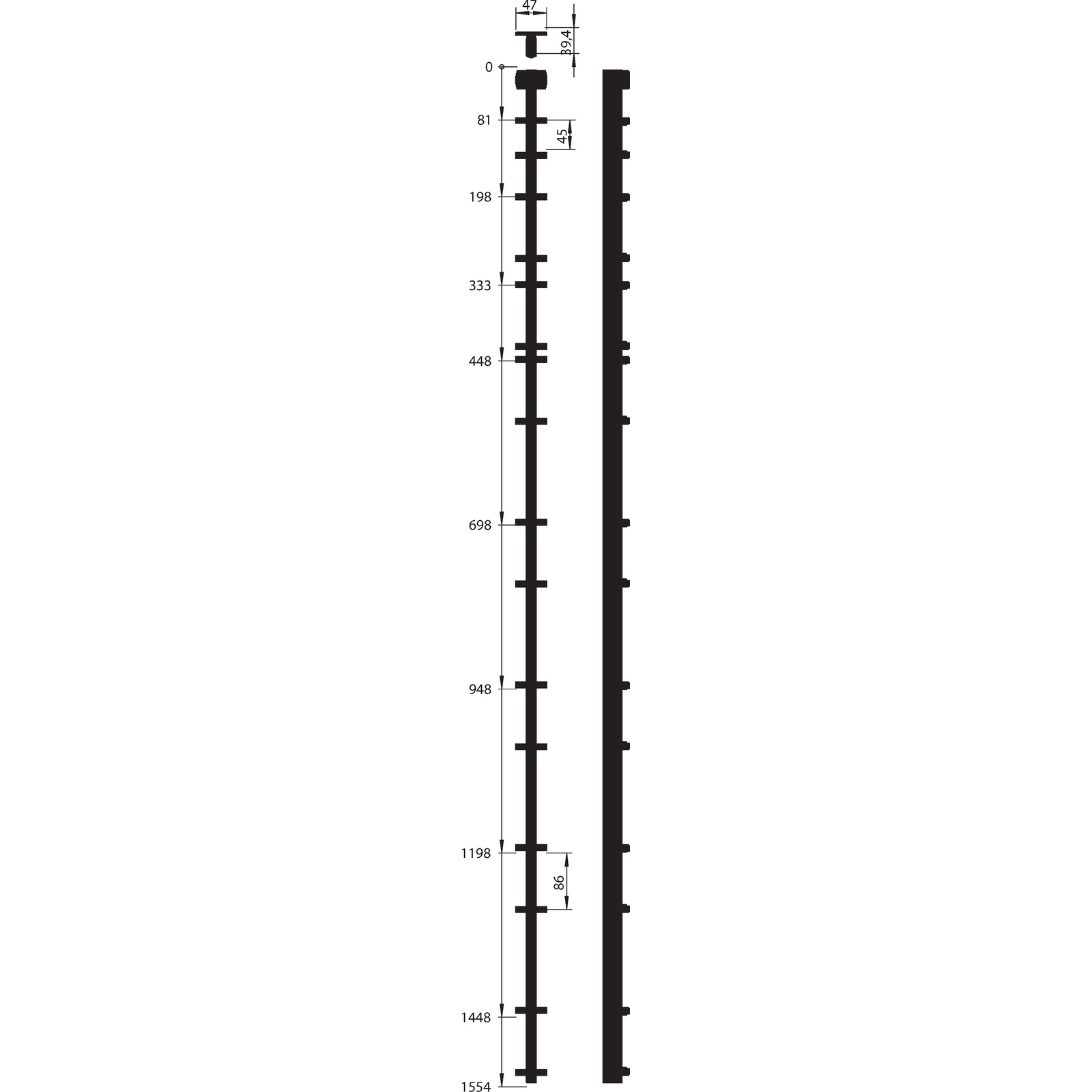 Winkhaus Lehre LE.N.K.H.WK 1551-2225