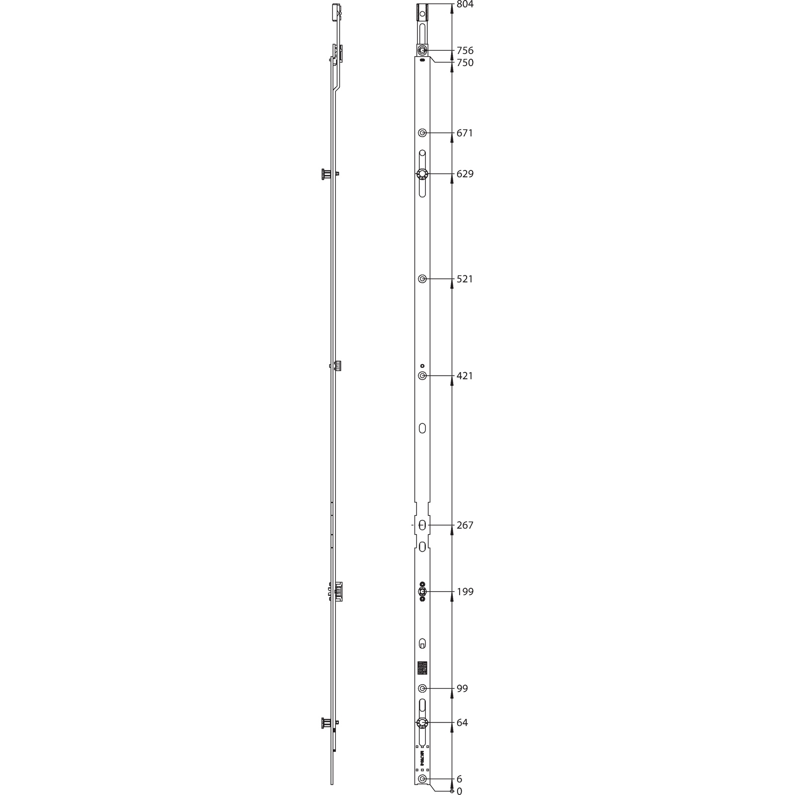 Winkhaus Mittenverriegelung MK.750-2