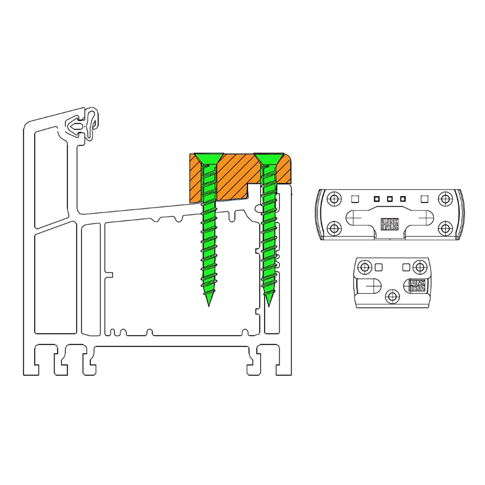 Würth Fensterreparaturschraube 4,8 x 38 mm