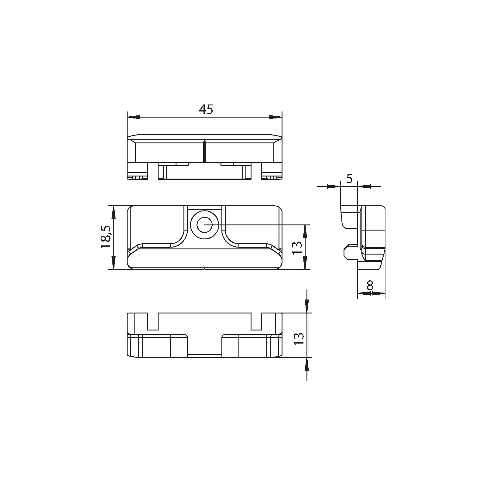 Winkhaus Schließblech WSK144 RC SL