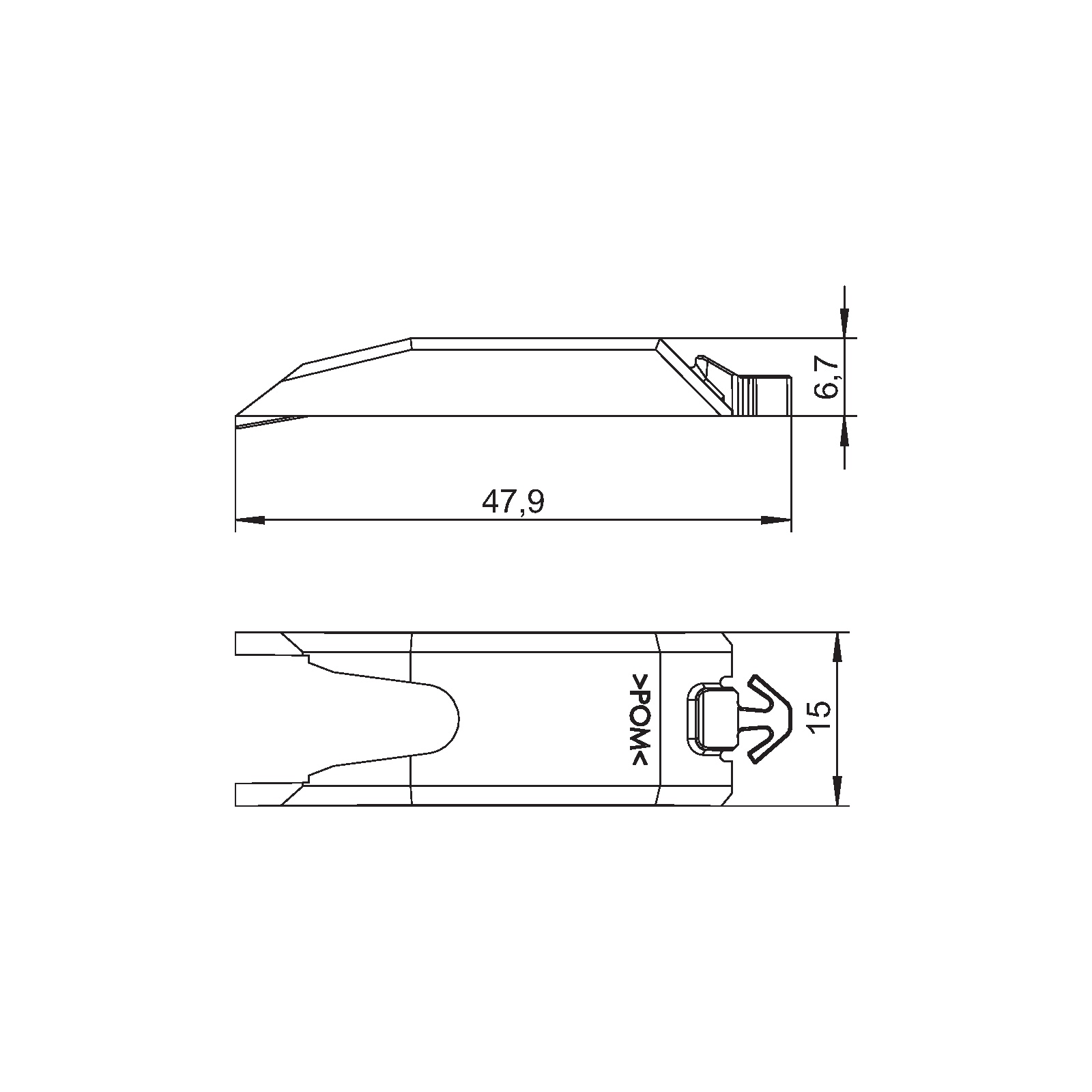 Winkhaus Kippbegrenzer KBG.OS1.SW