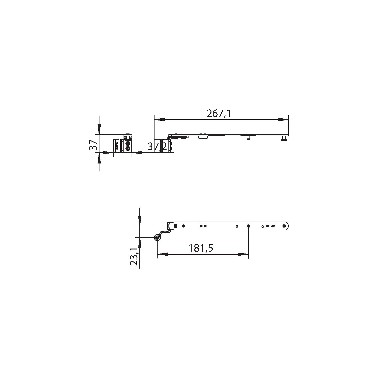 Winkhaus Schere SH1.T.20-13-12.RS.F9
