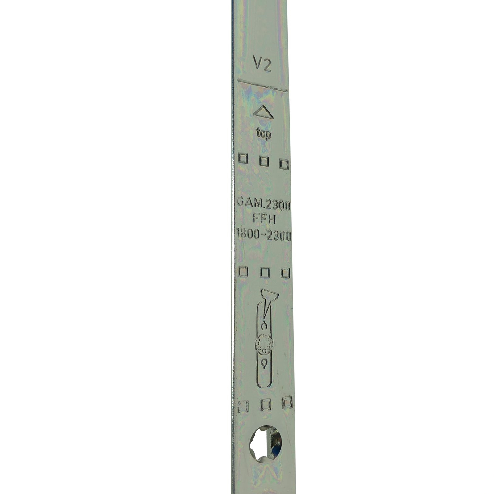 Winkhaus Getriebeschiene GAM.2300-3, DM 15,5 mm, FFH 1800-2300 mm