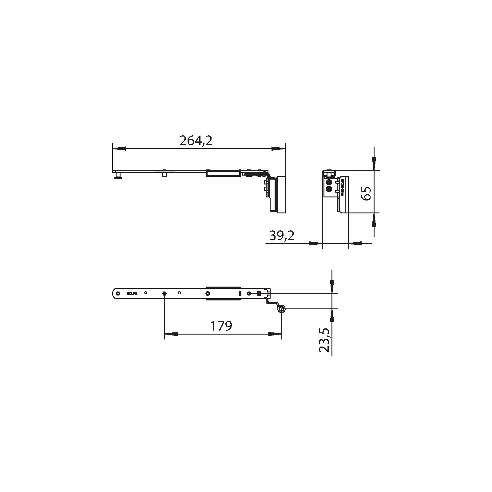 Winkhaus Schere SK1.PAD.18-13.RS-F9