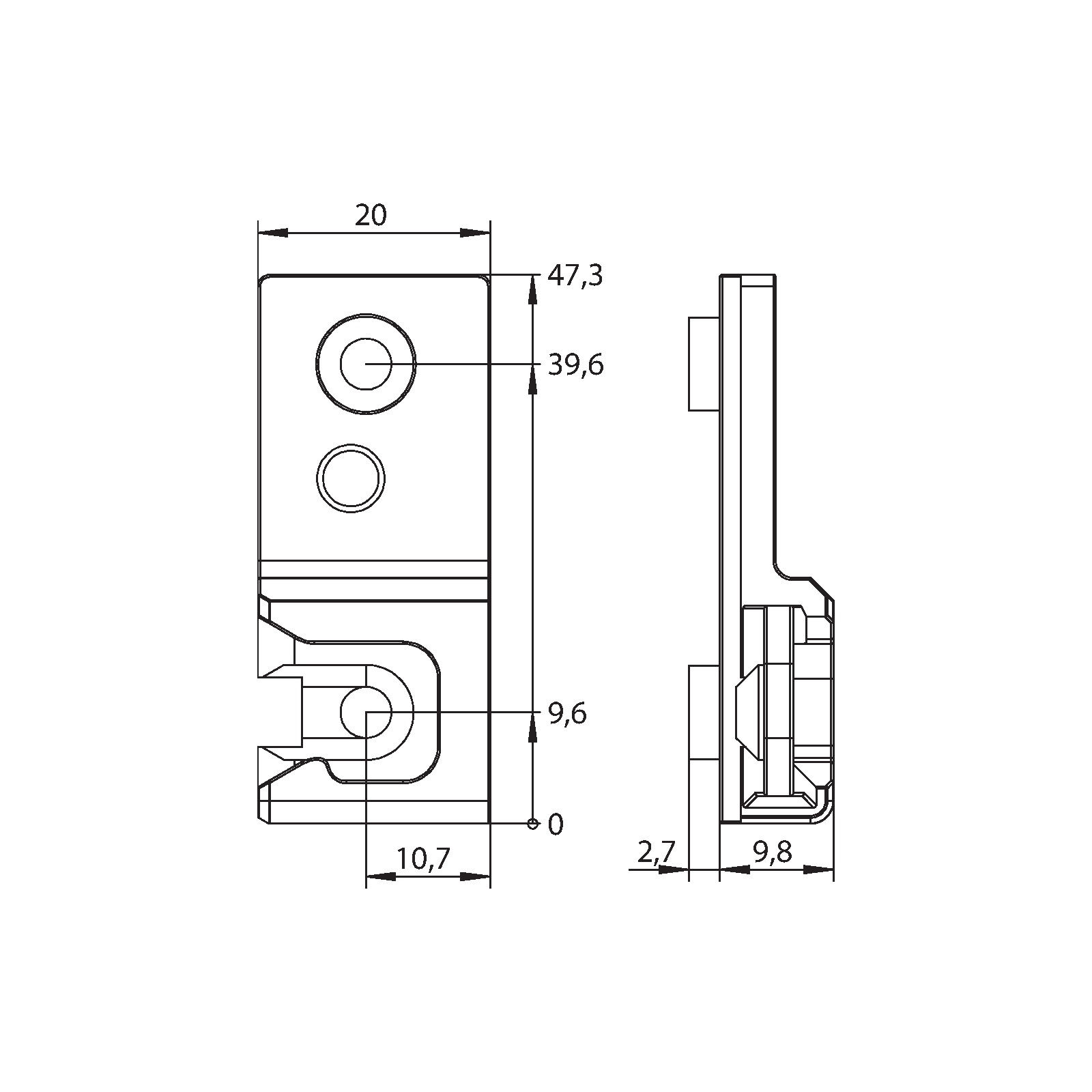 Winkhaus Adapterplatte AP.A.IF.14-18.LS