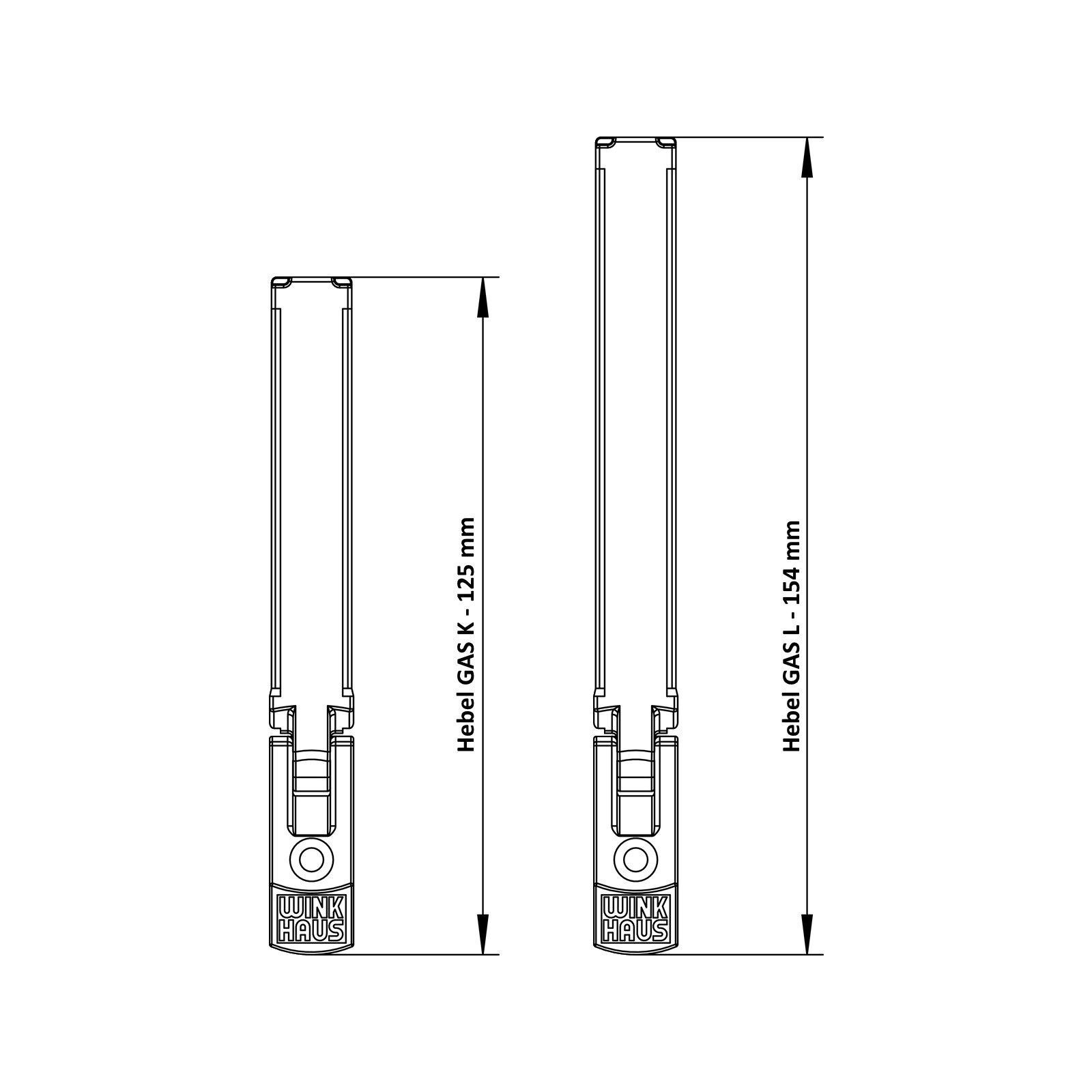 Winkhaus Hebel GAS K (Fenster)
