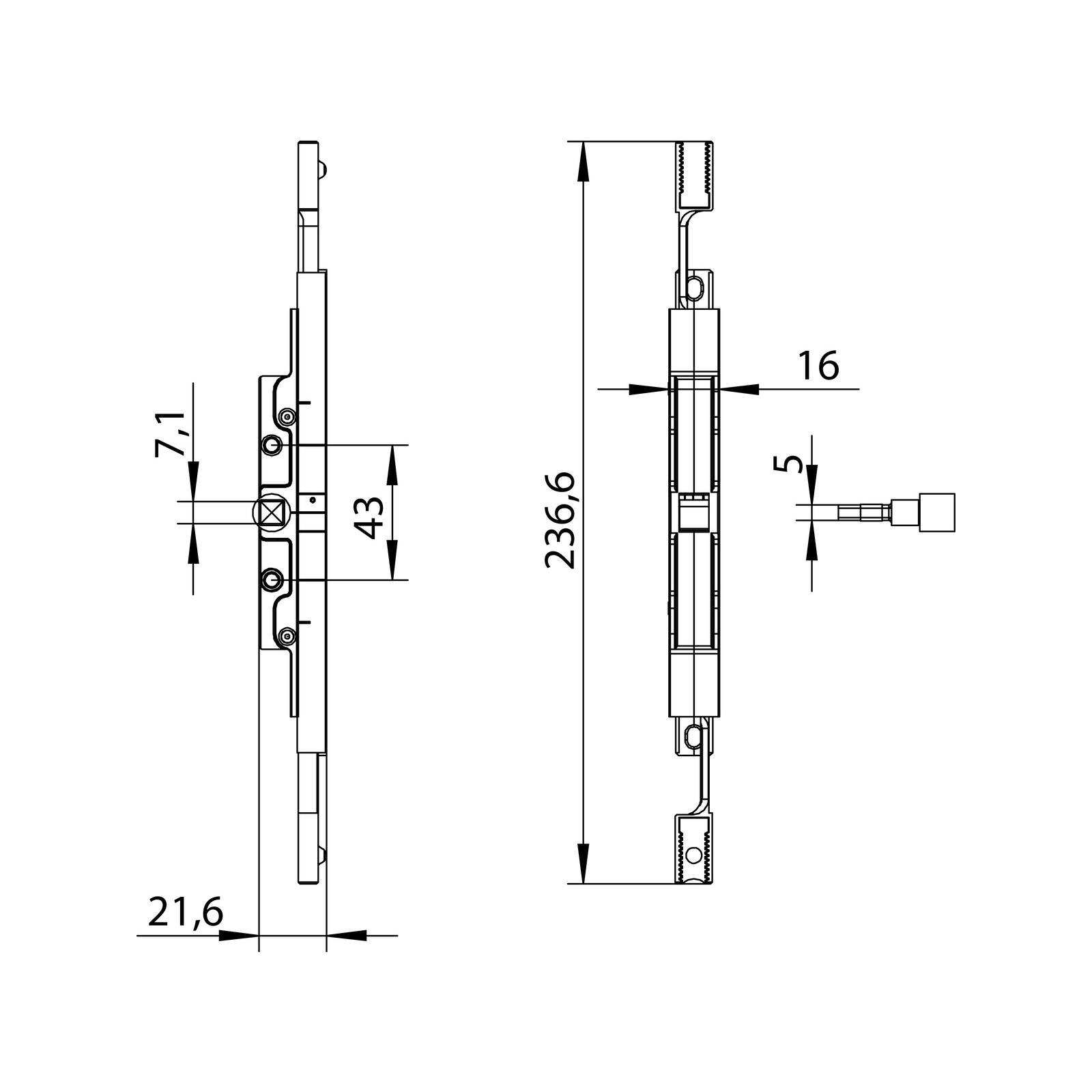 Winkhaus Getriebe GR-OF-D-6