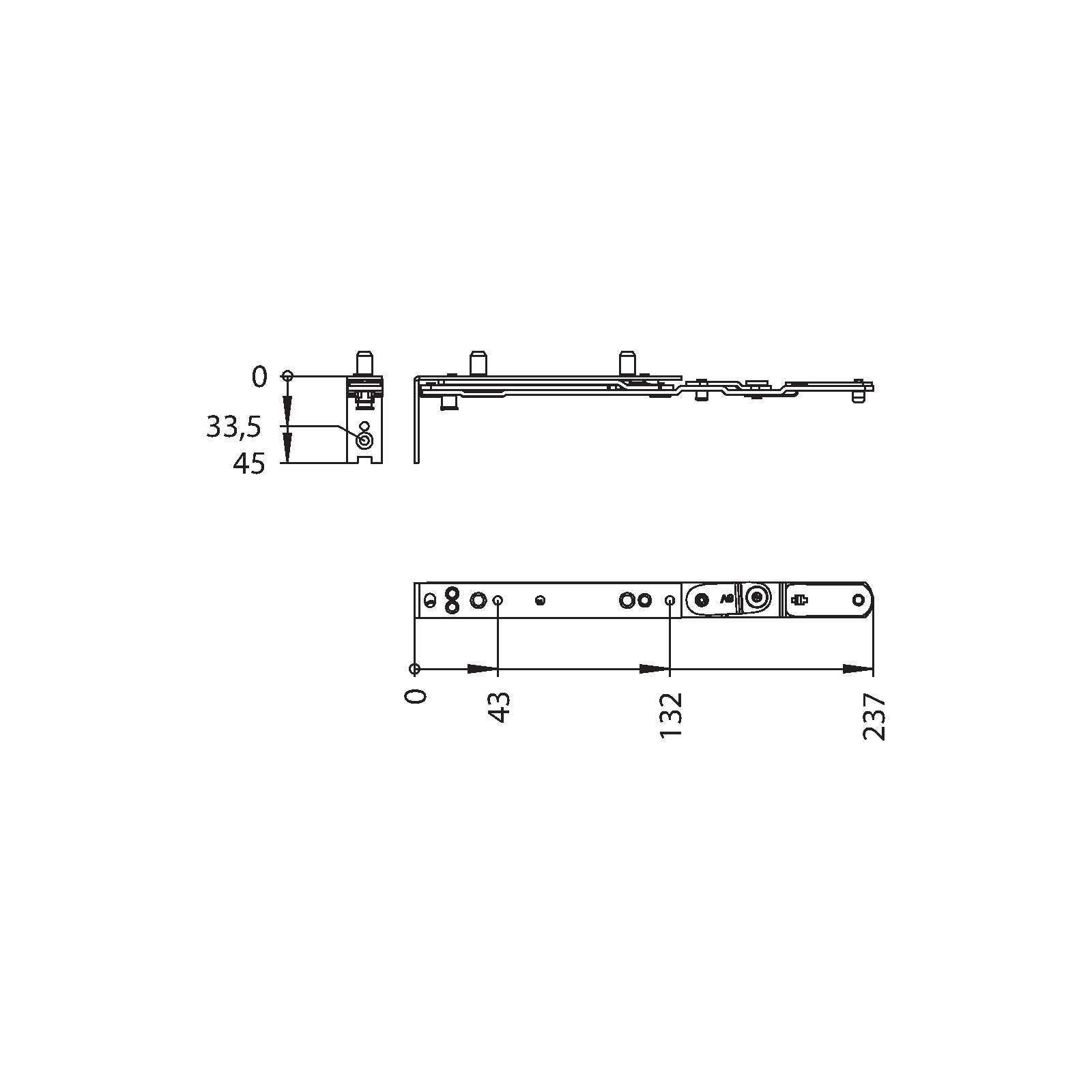 Winkhaus Drehlager DV-9-Z LS SL