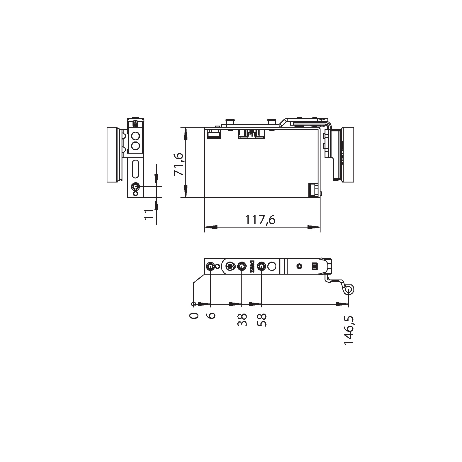 Winkhaus Drehlager DWF 18/13-12 RS SL/F9