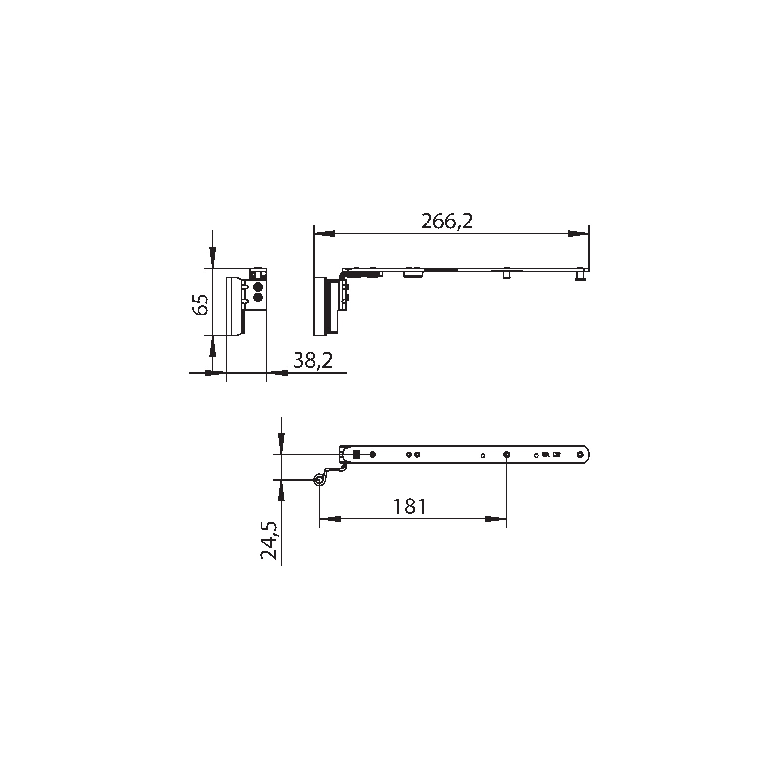 Winkhaus Schere SC1.20-13.LS.LK.WS