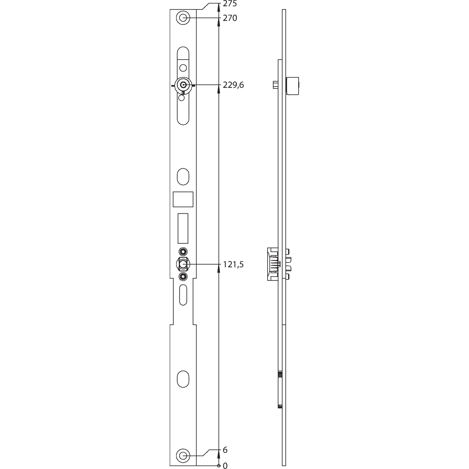 Winkhaus Mittenverriegelung MVR 35/1 SL