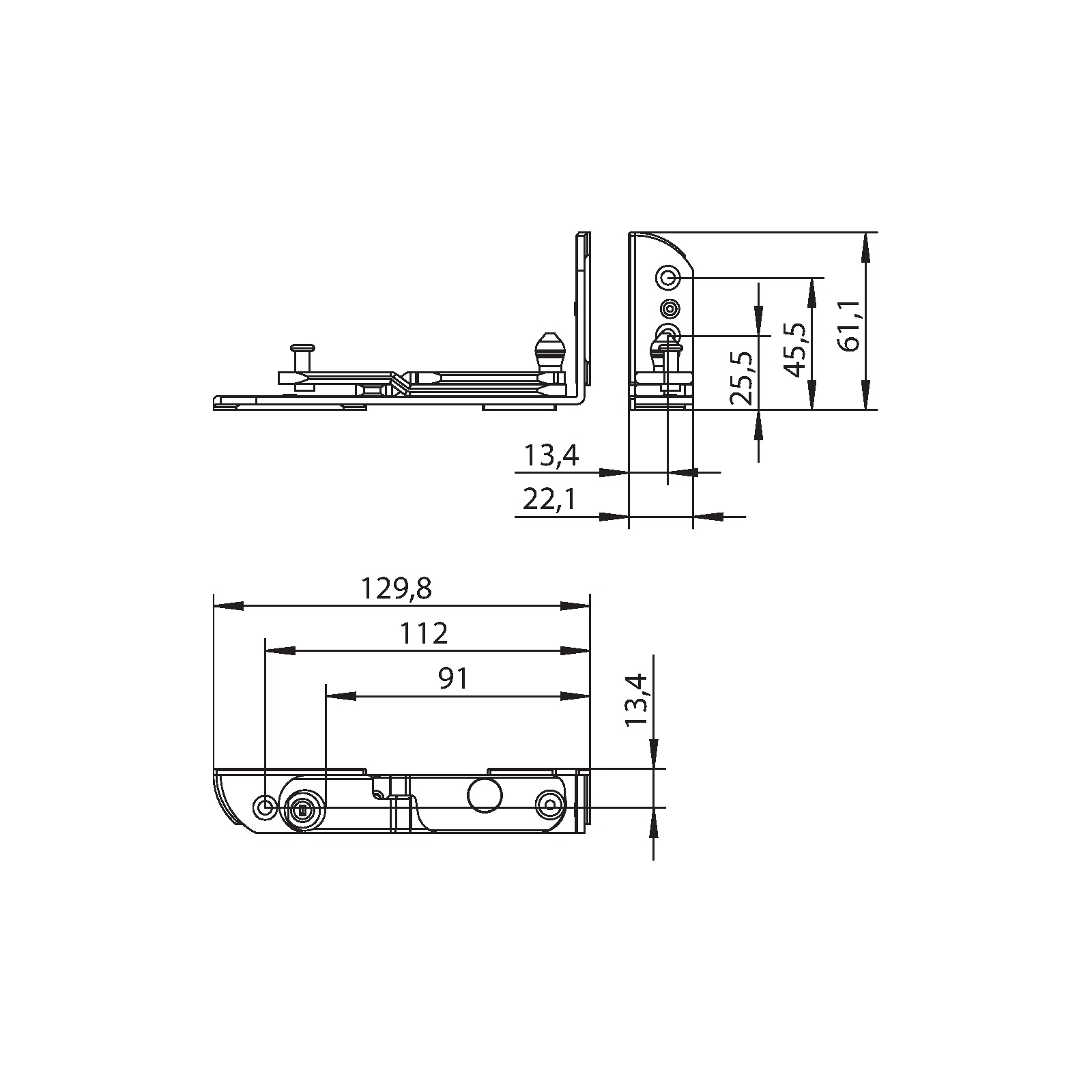 Winkhaus Ecklager EL.K.SE.603.RS