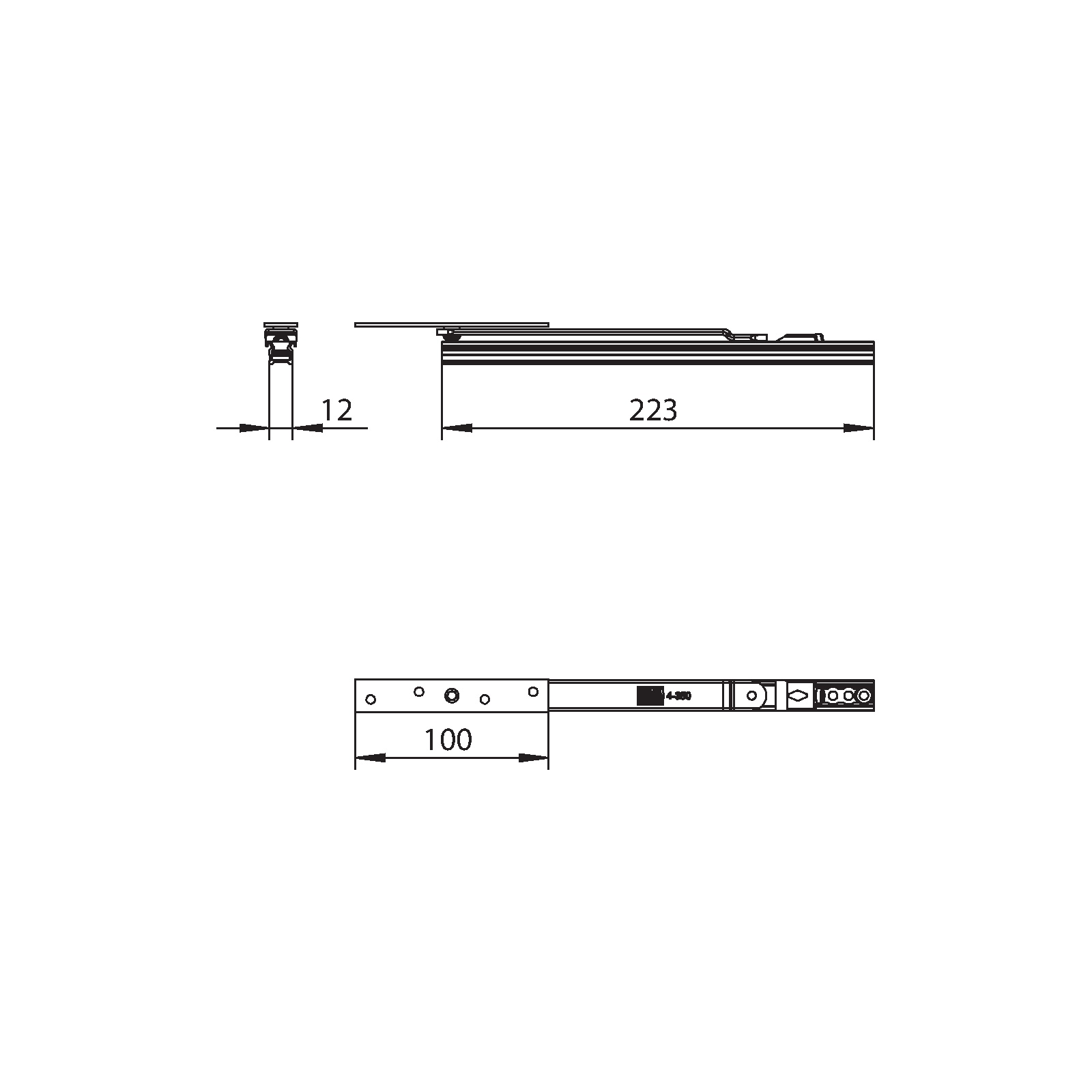 Winkhaus Drehbremse DB 11/H17 SL