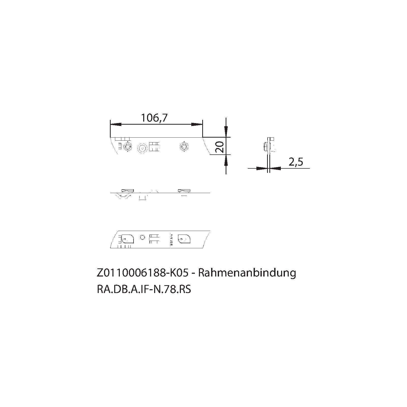 Winkhaus Rahmenanbindung DB.A.IF-N.78.RS
