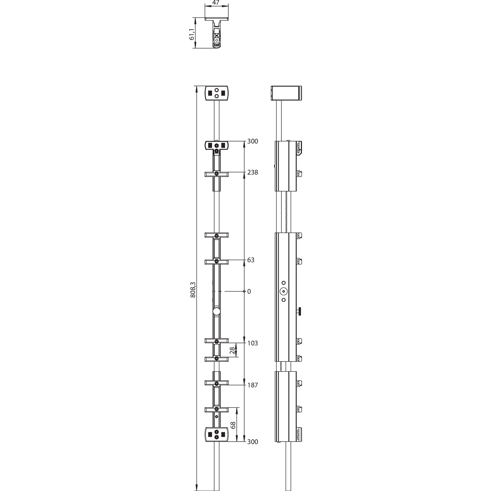 Winkhaus Lehre LE.N.T.U 0750-1100