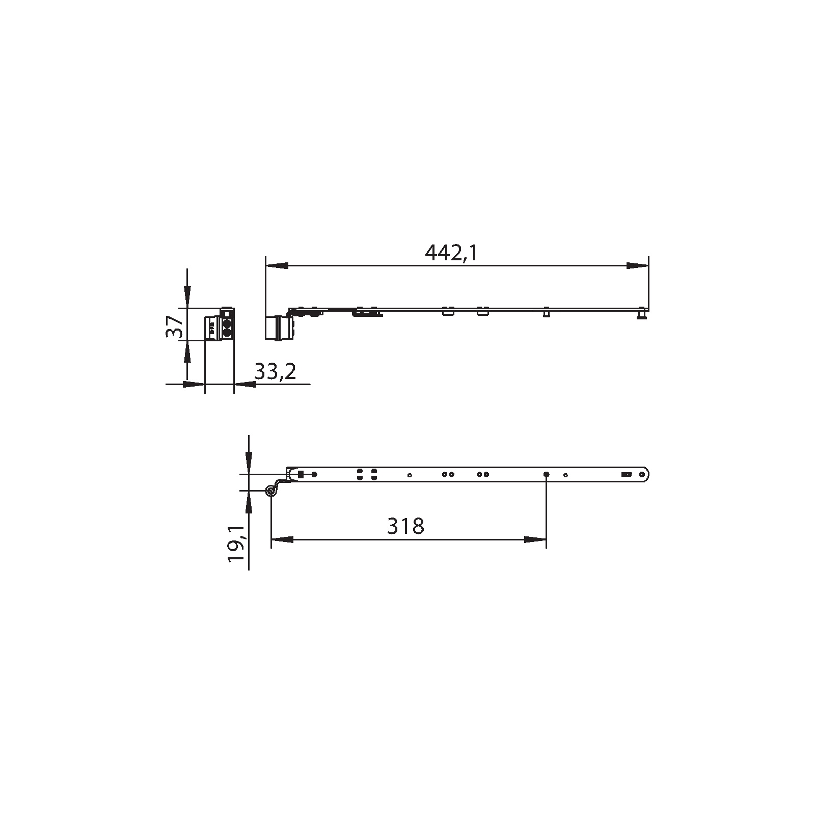 Winkhaus Schere SH2.T.E.18-9-12.LS