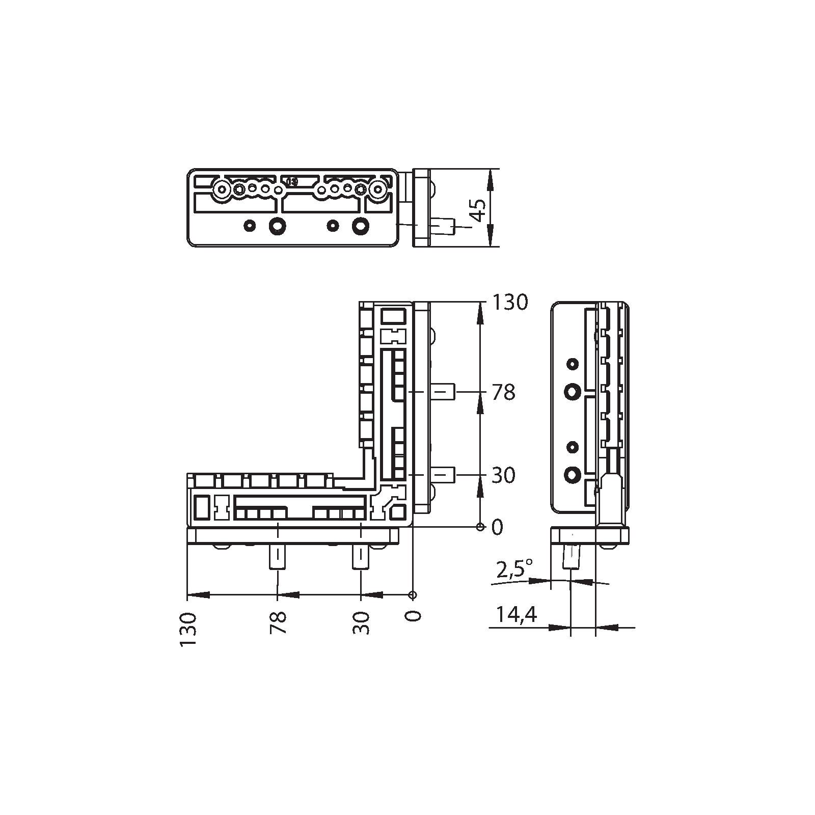 Winkhaus Lehre LE.B.FL.K 20-13 2,5°
