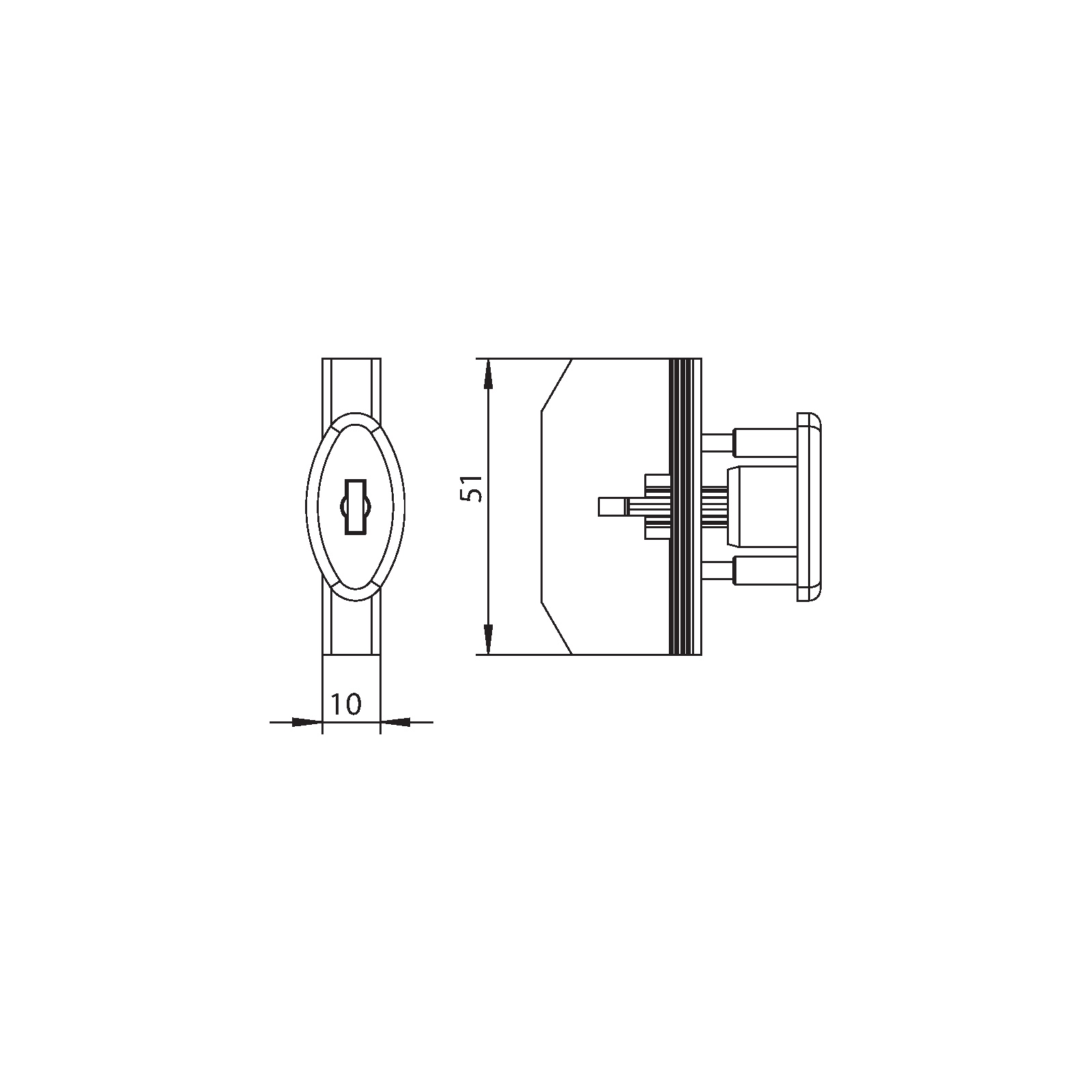 Winkhaus Drehsperre DS.24.BR