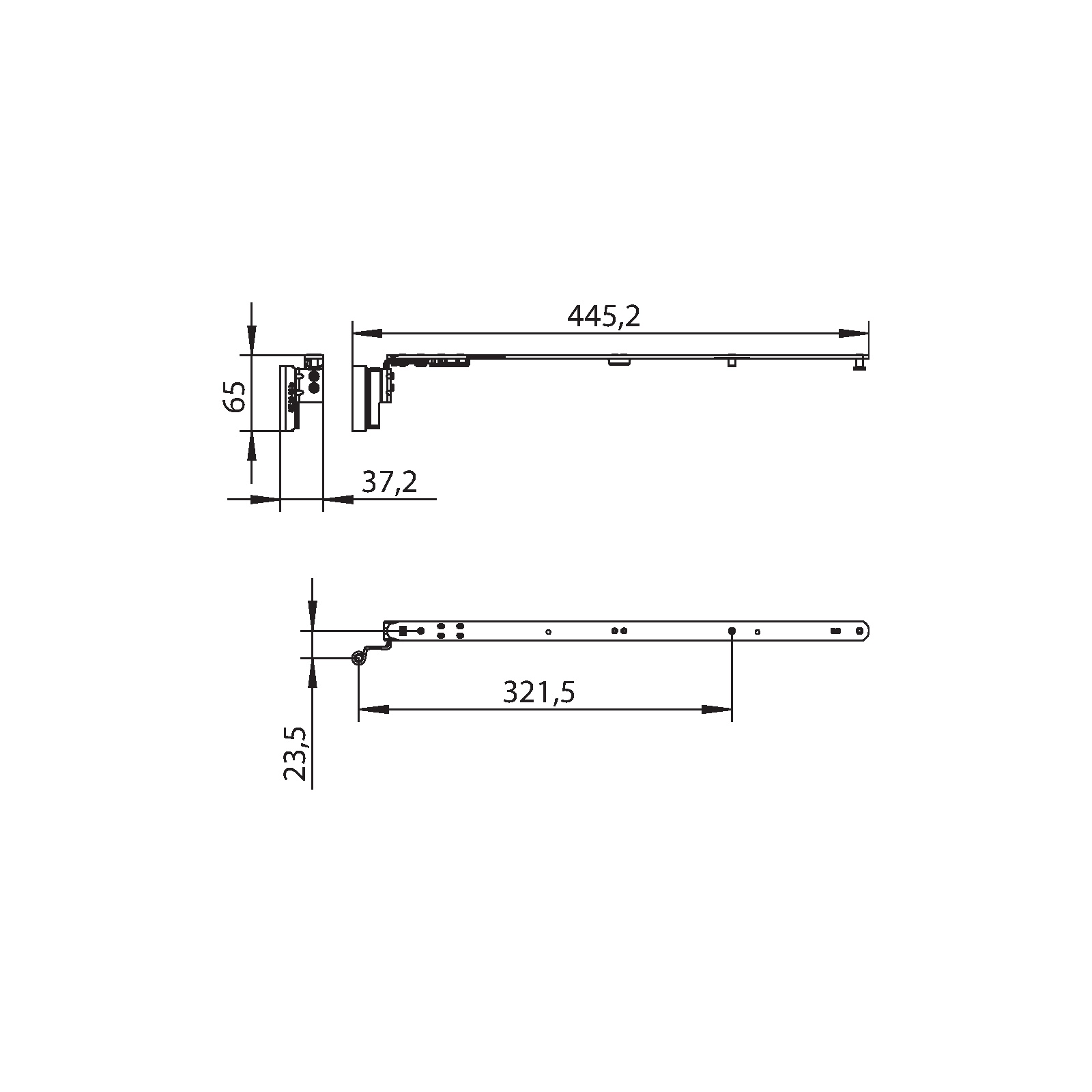 Winkhaus Schere SKK2.22-13.LS.WS