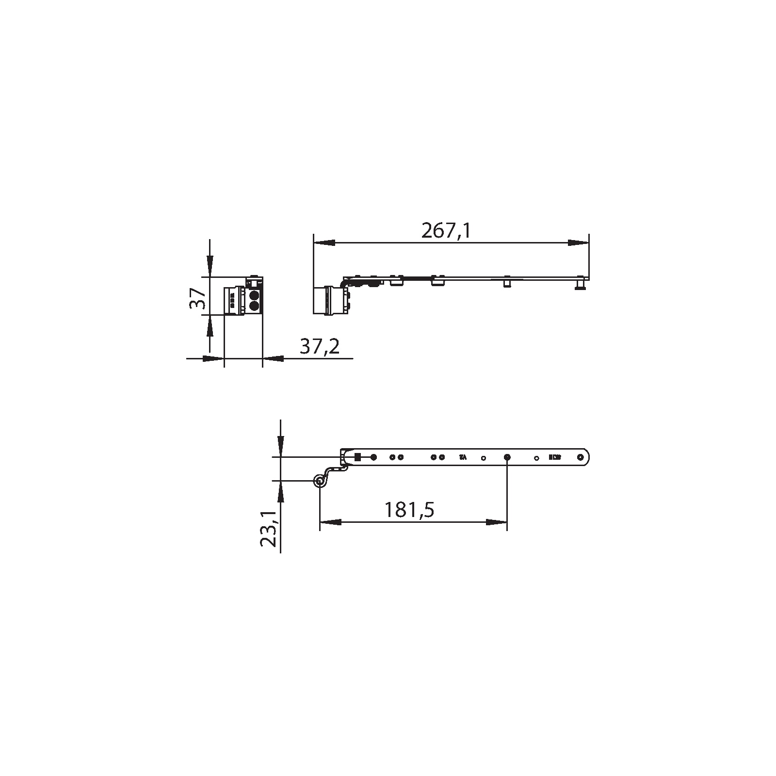 Winkhaus Schere SH1.T.E.20-13-12.LS