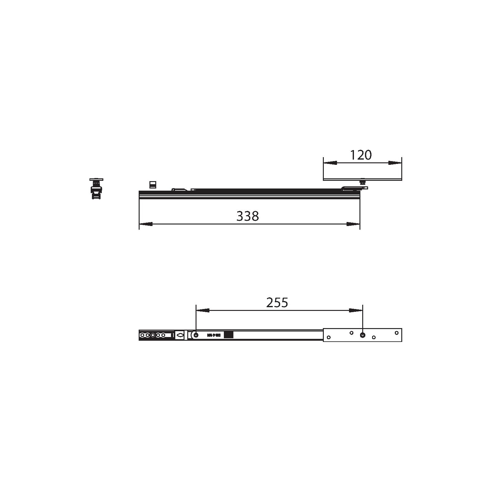 Winkhaus Drehbremse DB 11/1-H SL