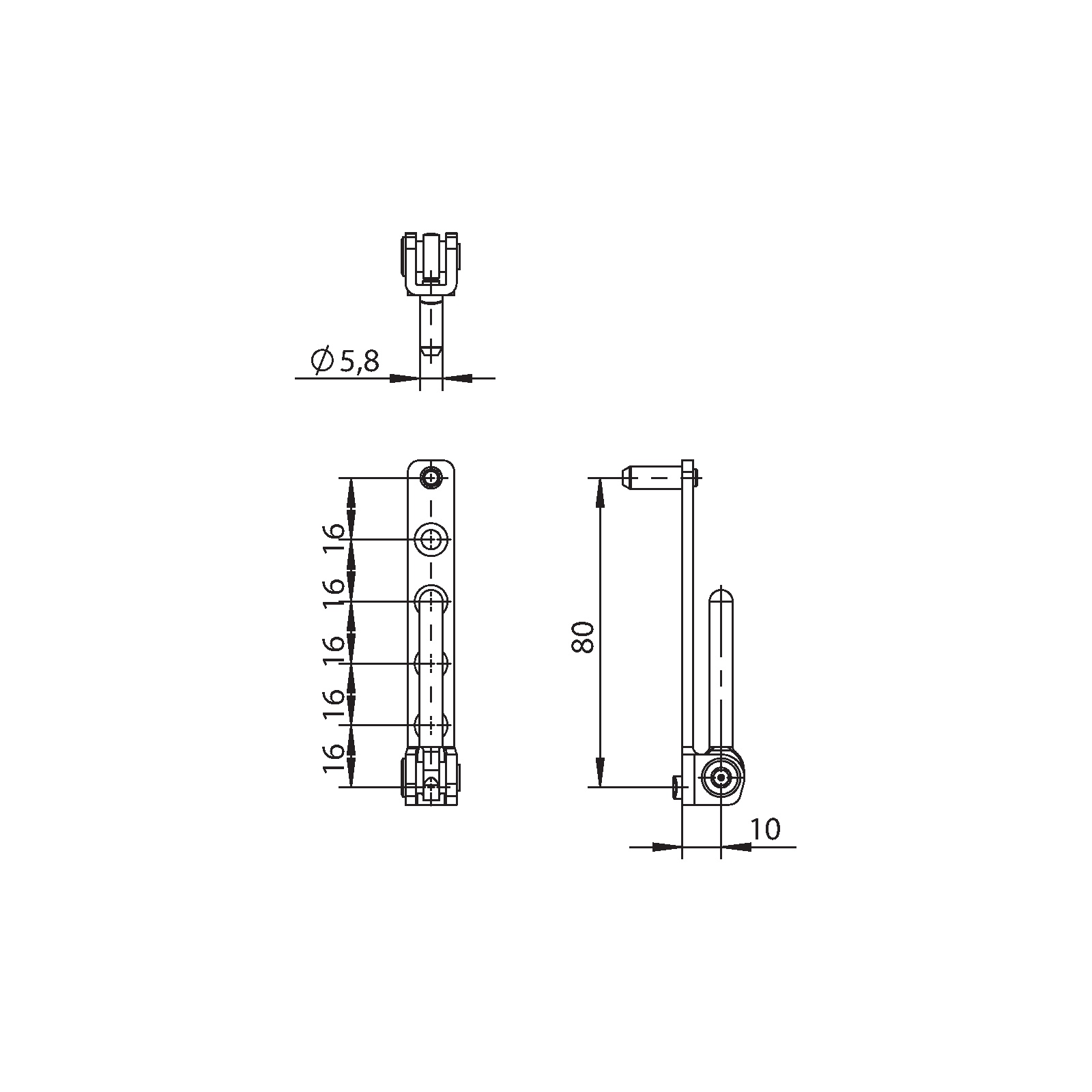 Winkhaus Ecklager EL.K.6-16-3.BR
