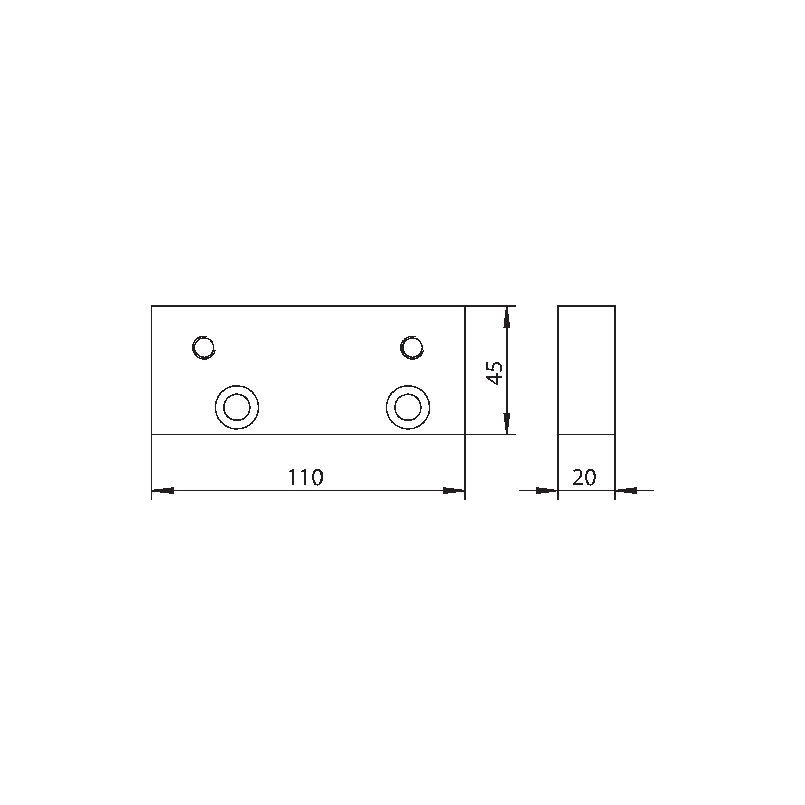 Winkhaus Adapter SOM.REIPL.SEITE