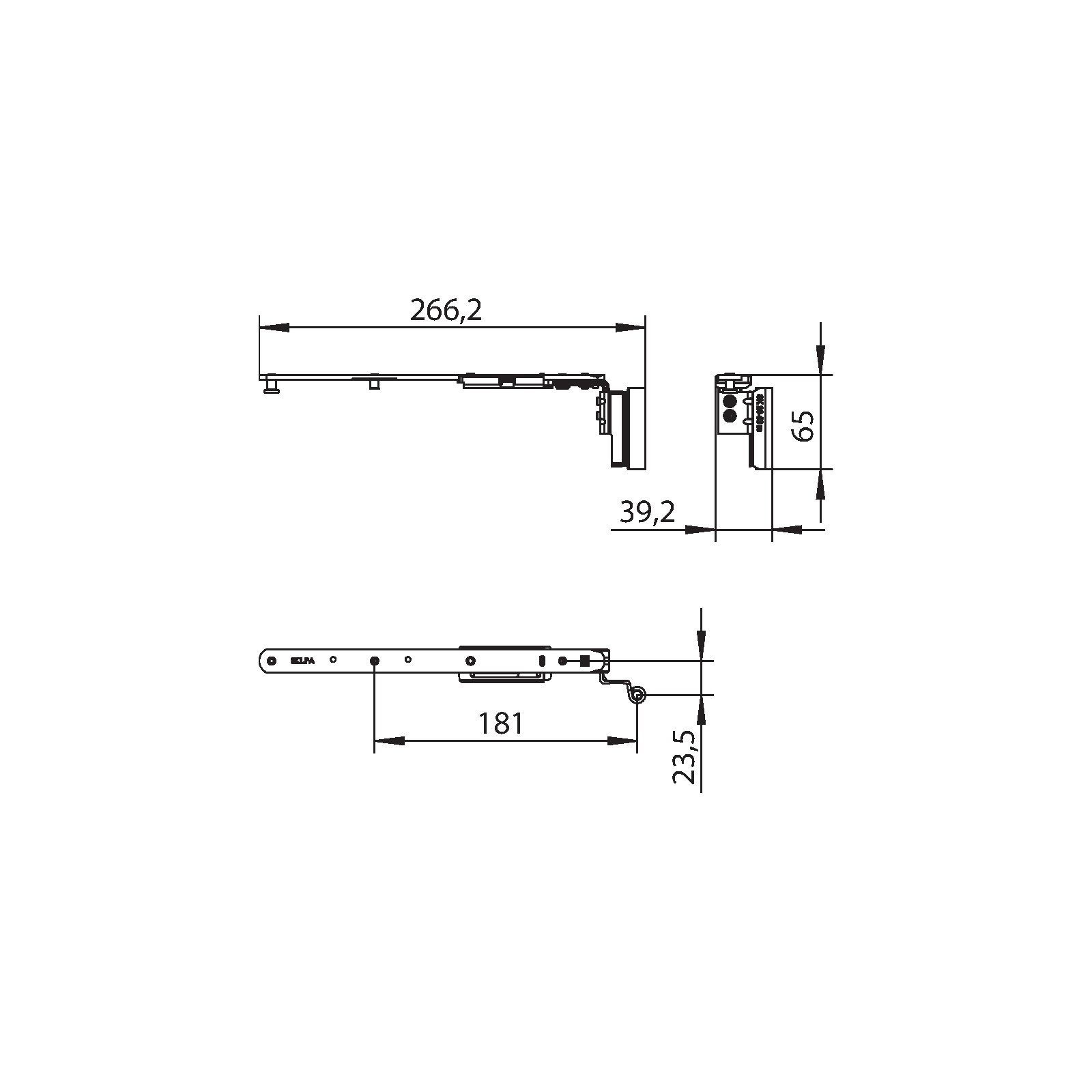 Winkhaus Schere SK1.PA.20-13.RS.F9