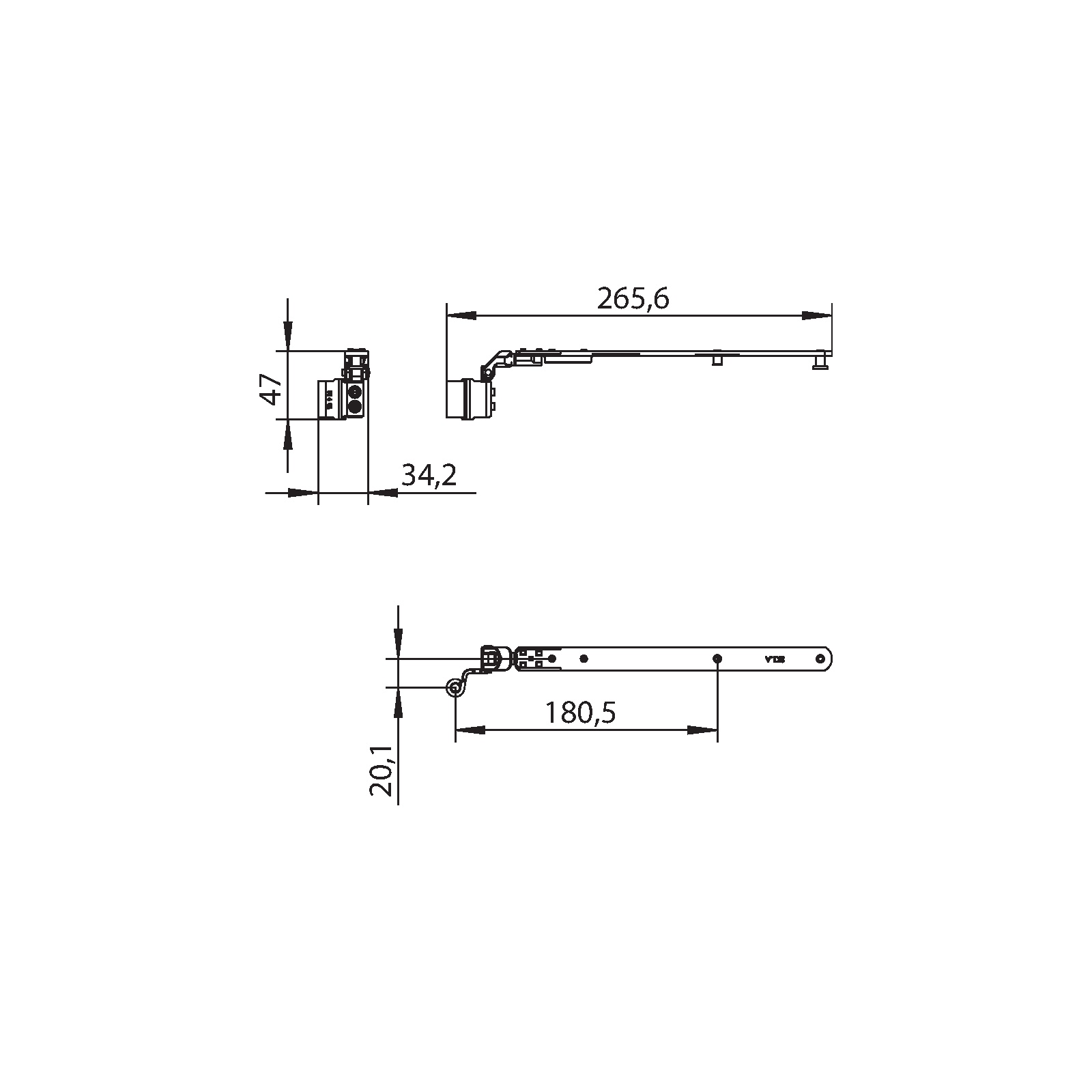 Winkhaus Schere SH1.T.A.18-9-12.LS