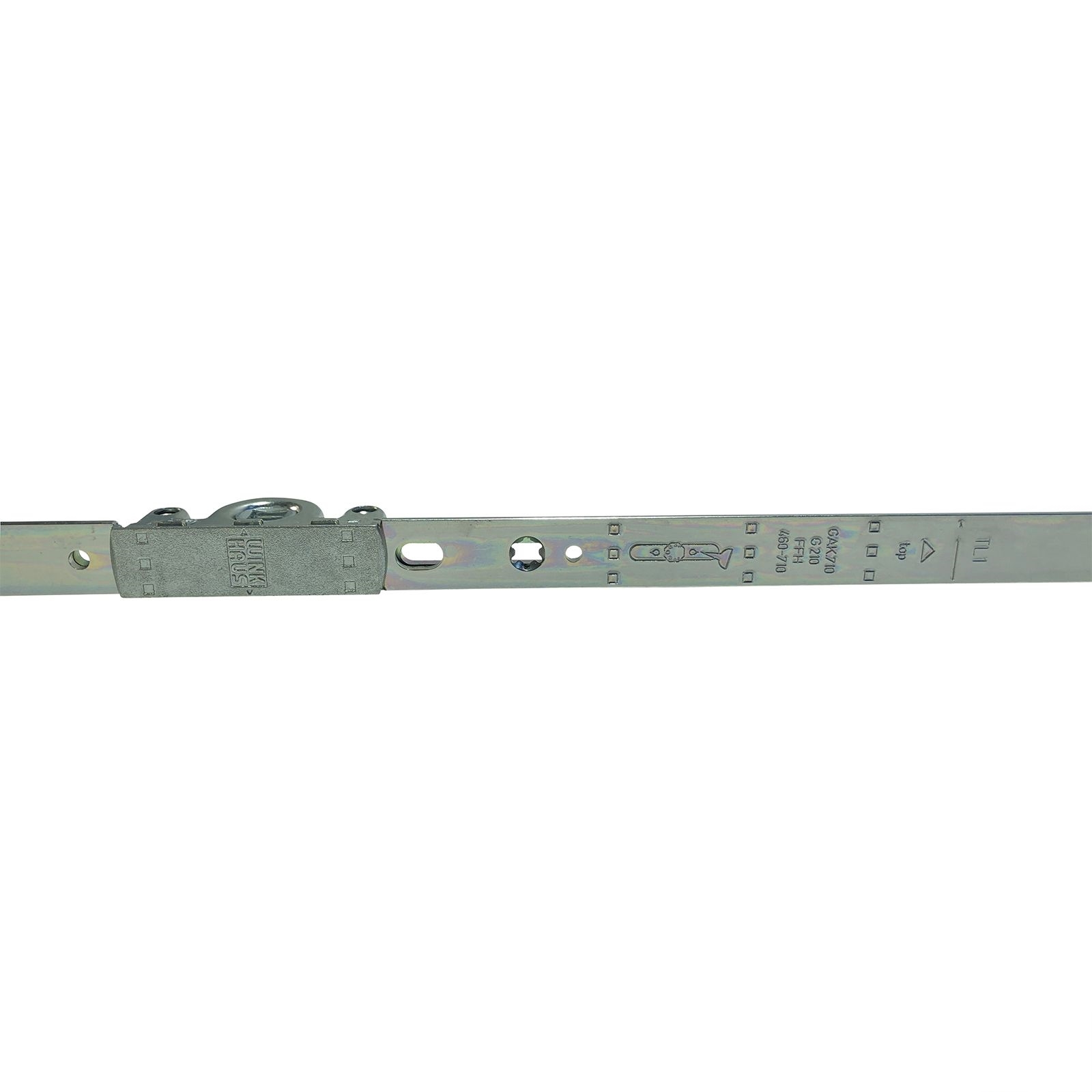 Winkhaus Getriebeschiene GAK.710, DM 15,5 mm, FFH 460-710 mm