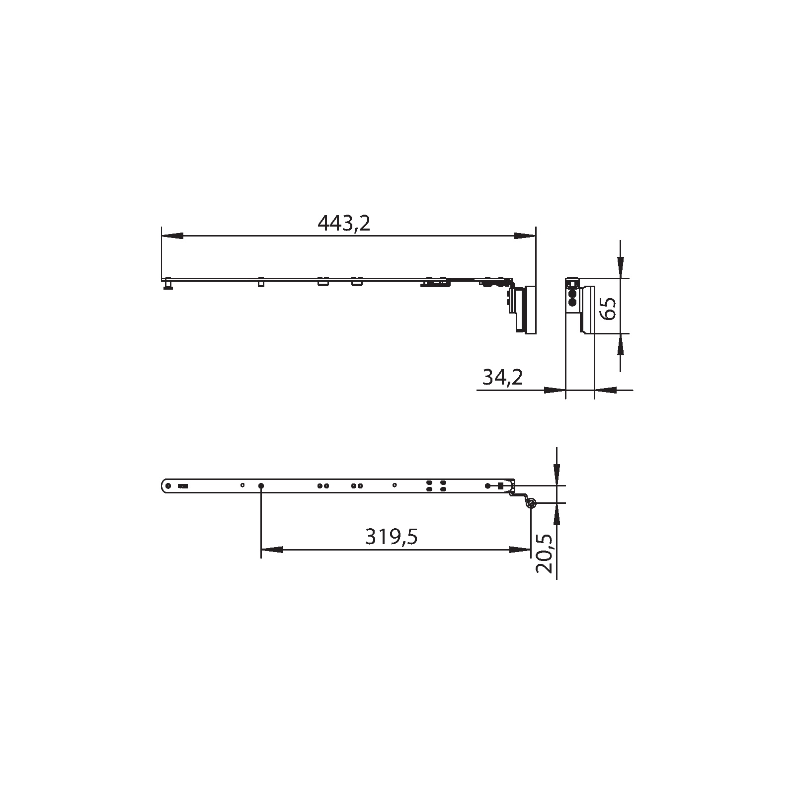 Winkhaus Schere SC2.E.20-9.RS.WS