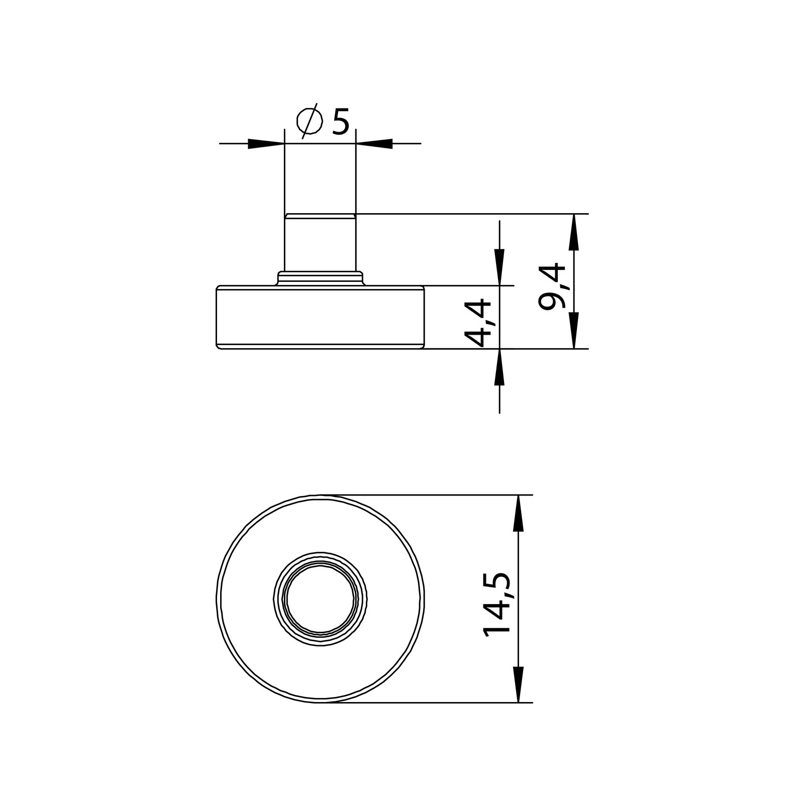 Winkhaus Kontaktgeber VS-RFID-G-05,5/4