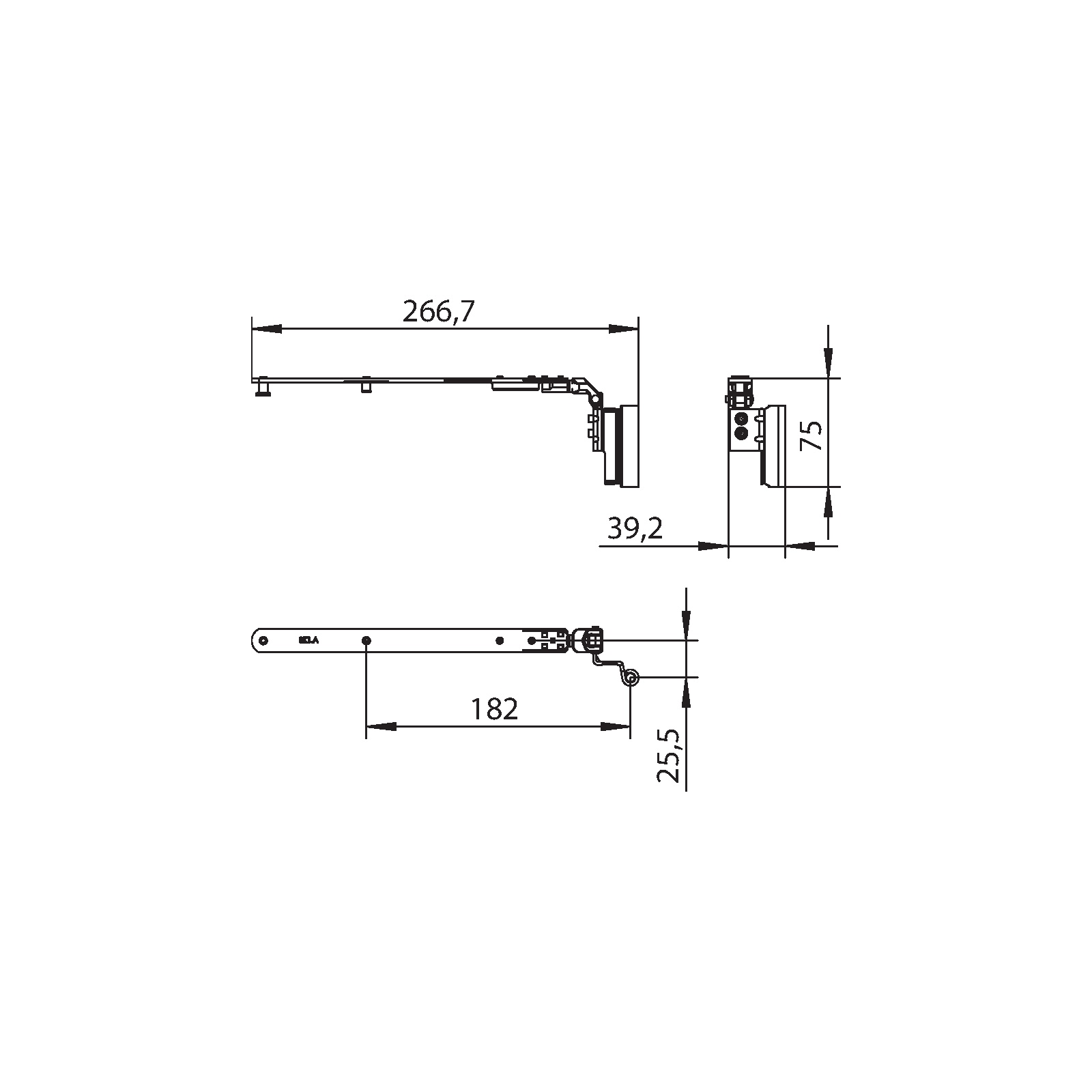 Winkhaus Schere SC1.A.20-13.RS.F9