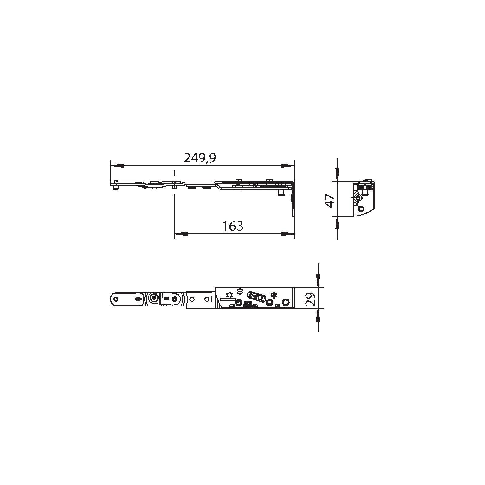 Winkhaus Drehlager DL.H.IF-N.29-13-13.Z.8-2.RS